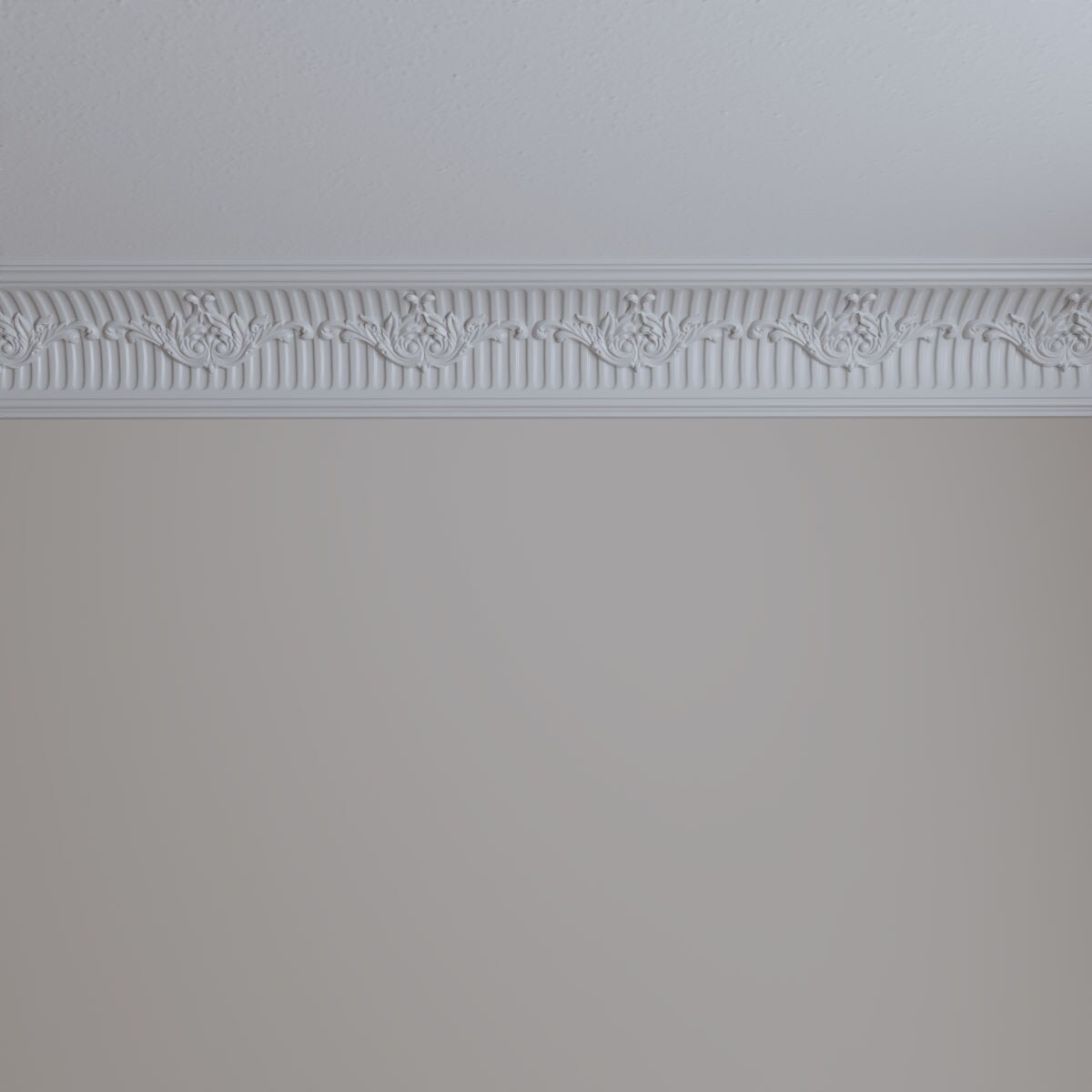 4 5/8"H x 4 3/8"P x 6 3/8"F x 94 1/2"L, (7 7/8" Repeat), Nevio Crown Moulding