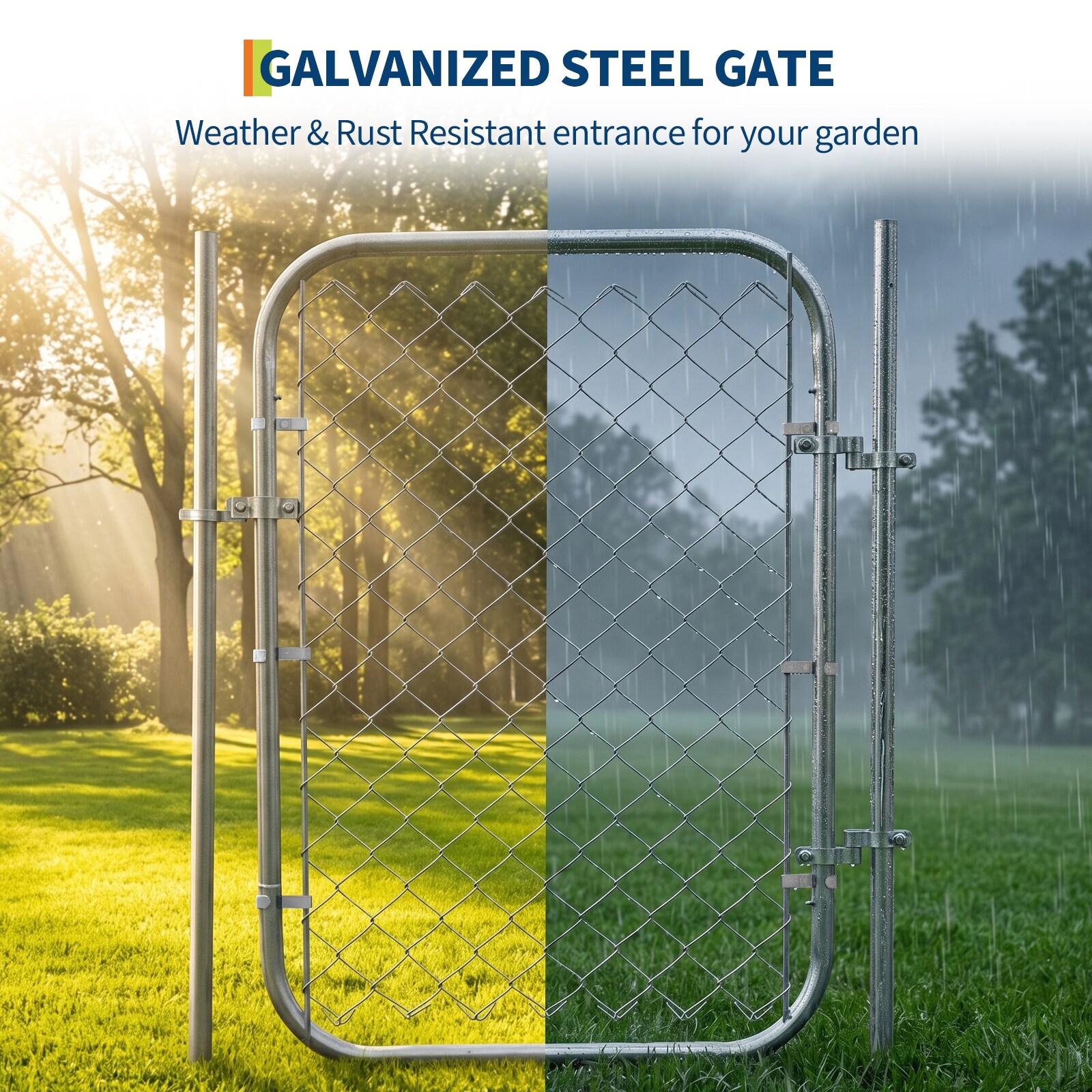 GarveeLife CLJ-YH6KEHOTTDV3GT-Q Chain-Link-Fence-Slats - View #4