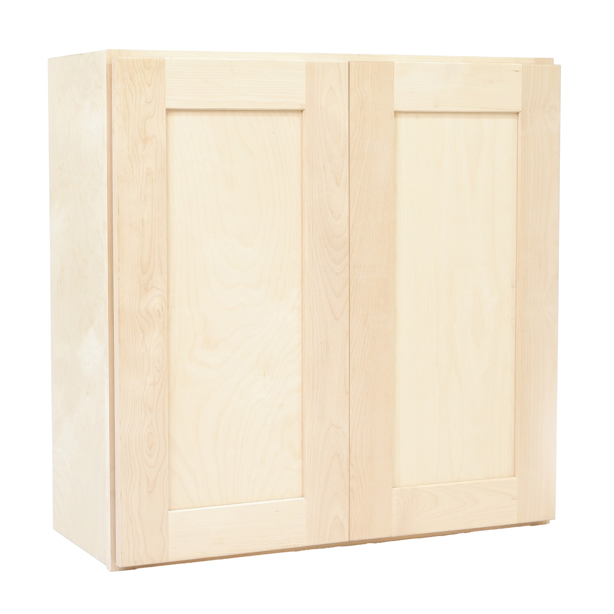 Design House 30-in W x 34.5-in H x 24-in D Brown Unfinished Birch Base Ready to Assemble (RTA) Cabinet Recessed Panel Shaker