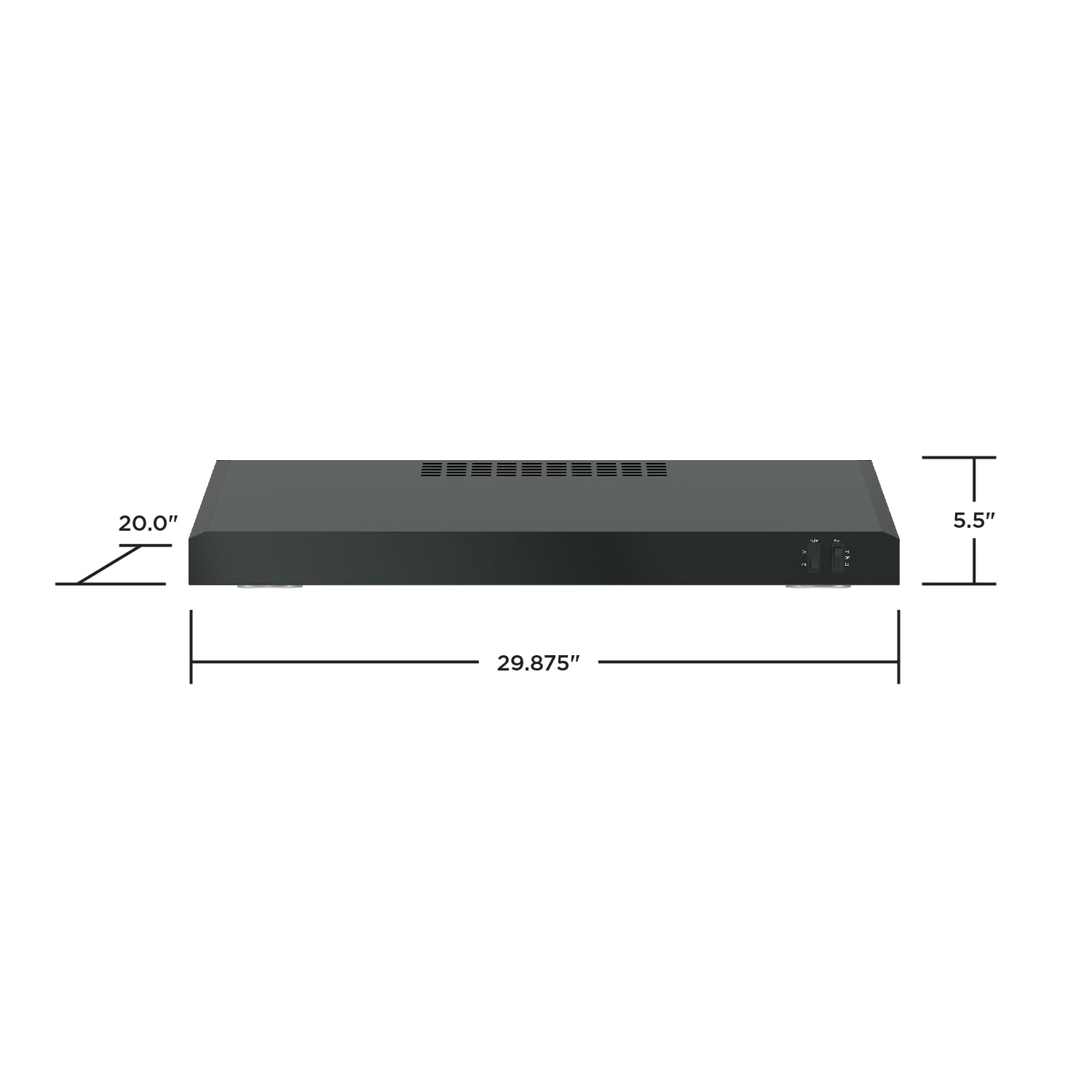 GE JVX5305DJBB Undercabinet-Range-Hoods - View #7
