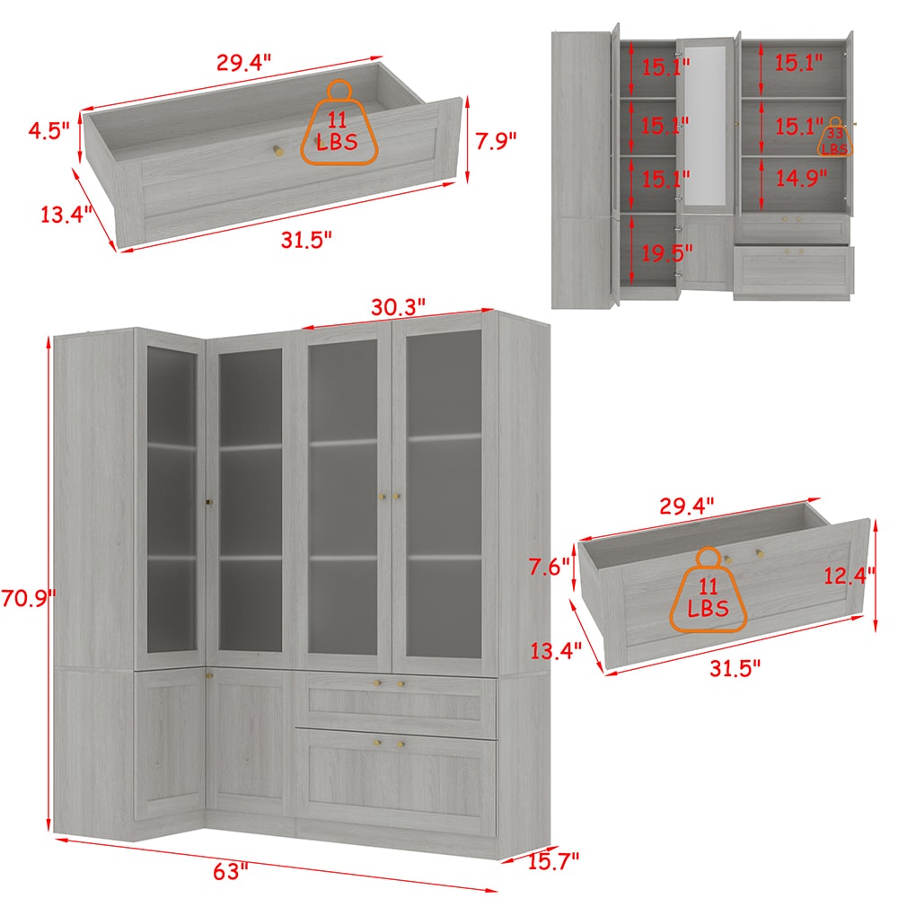 Homsee V-KF020521+523 bookcases - View #15