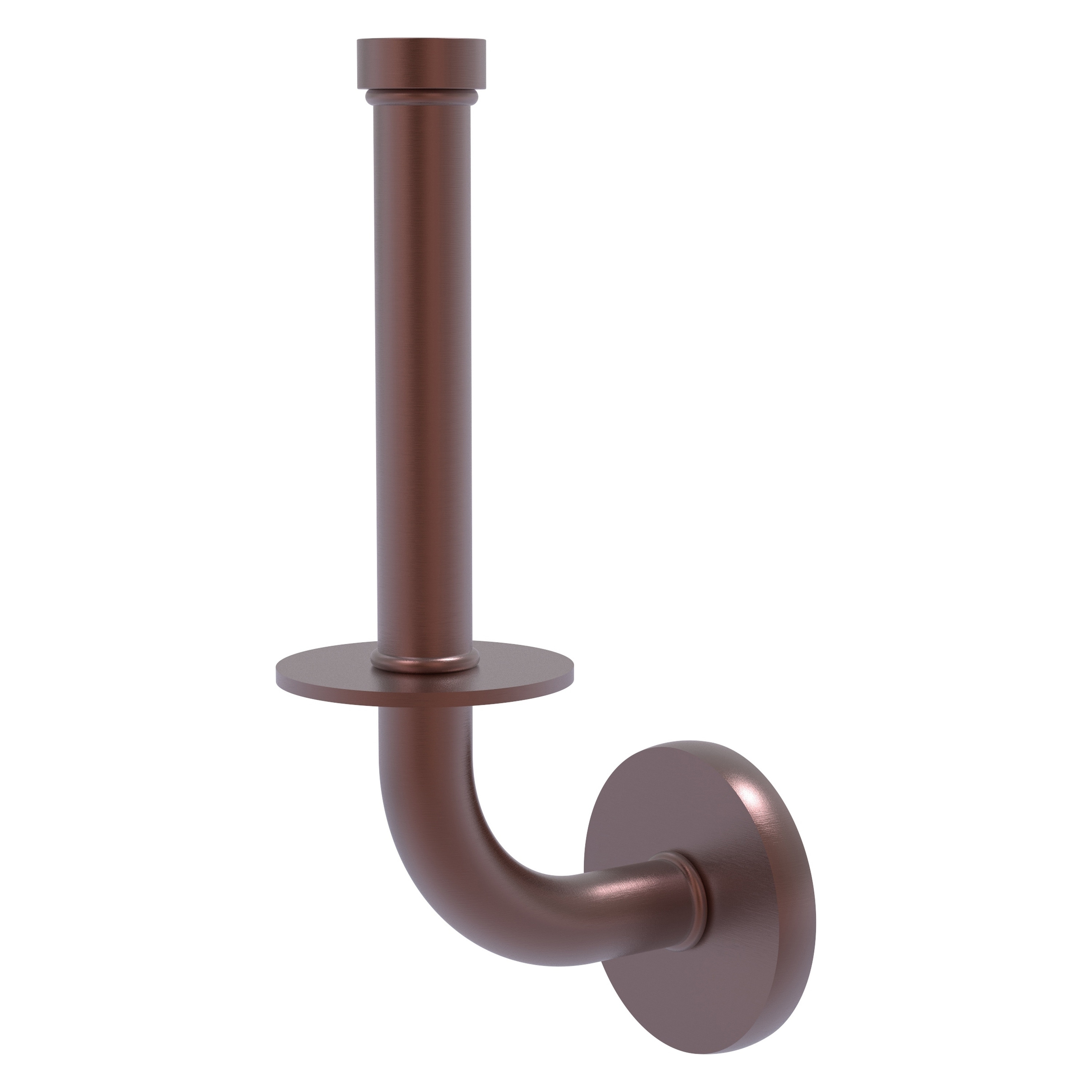 Allied Brass RM-24U-CA Remi Antique Copper Wall mount Single post Toilet Paper Holder 1 -Rolls