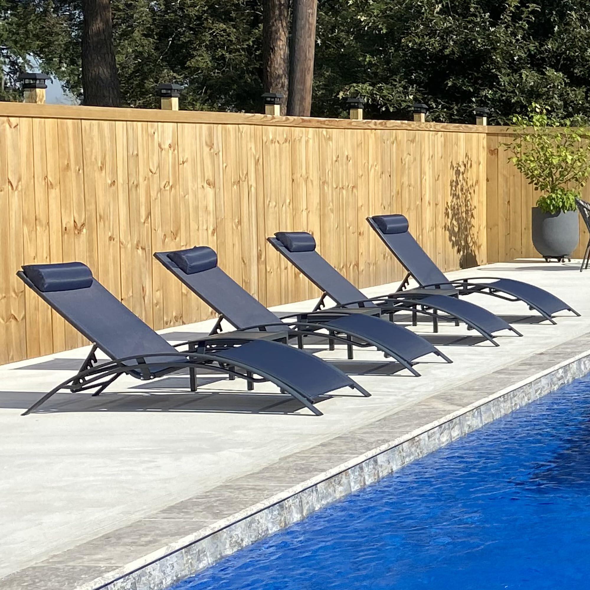 PURPLE LEAF LSMCLS01-RB-4PC Patio-Chairs - View #3