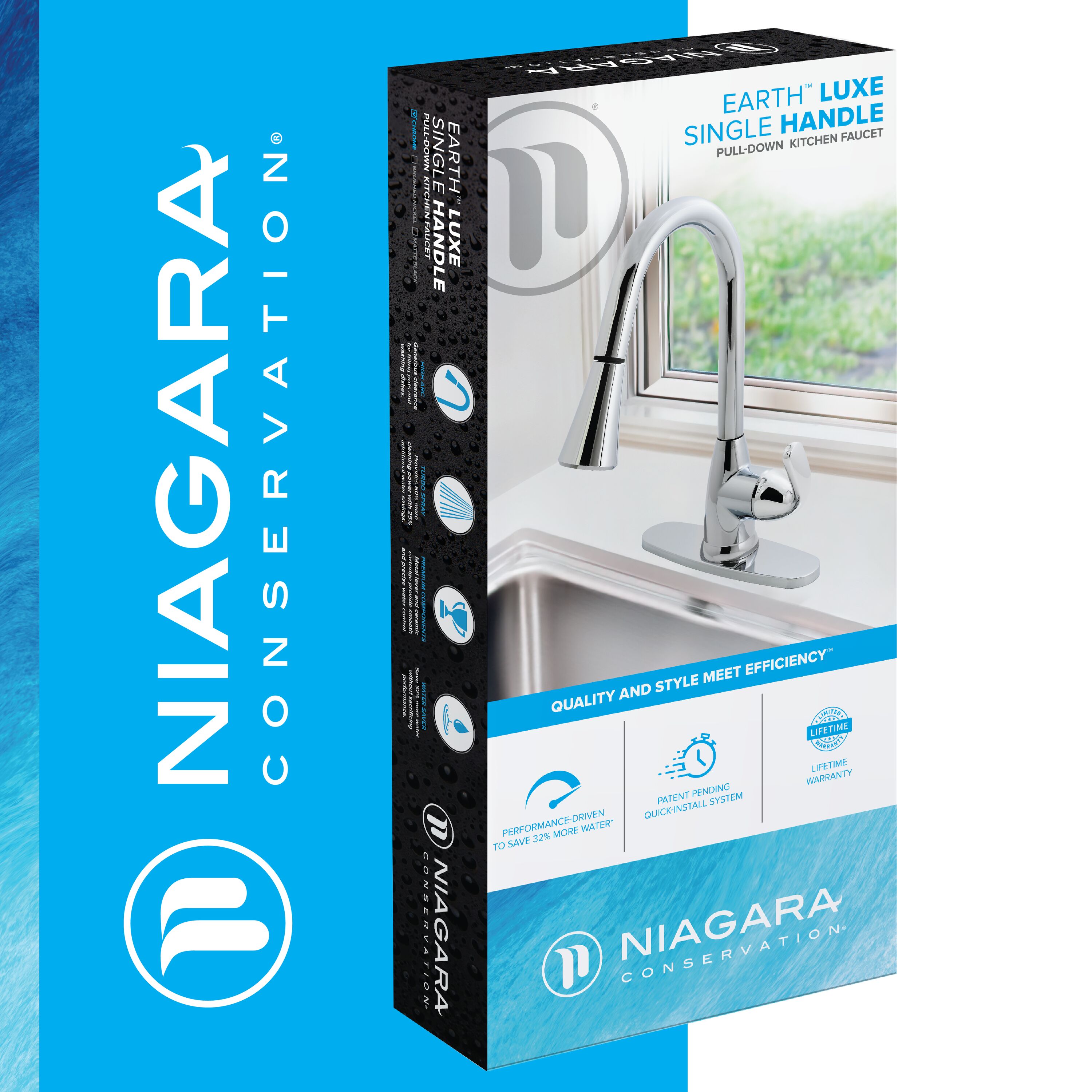 Niagara Conservation N-SLPD-KF15-CH-US Kitchen-Faucets - View #2