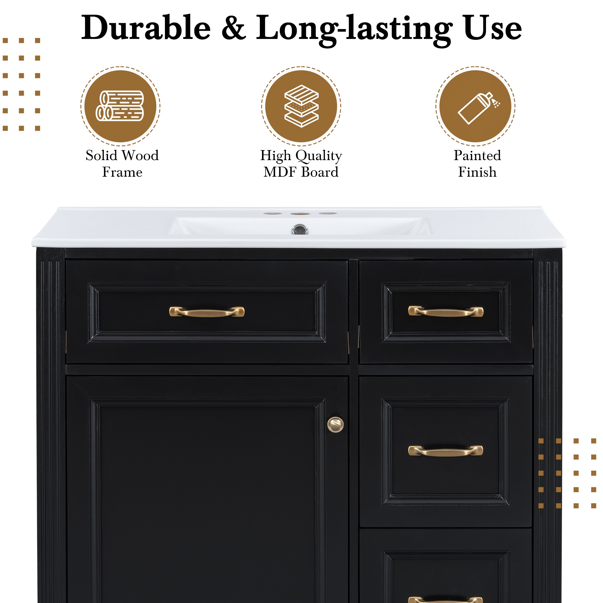 ModernLuxe L3P-N725P336549B Bath-Vanity-Combo - View #3