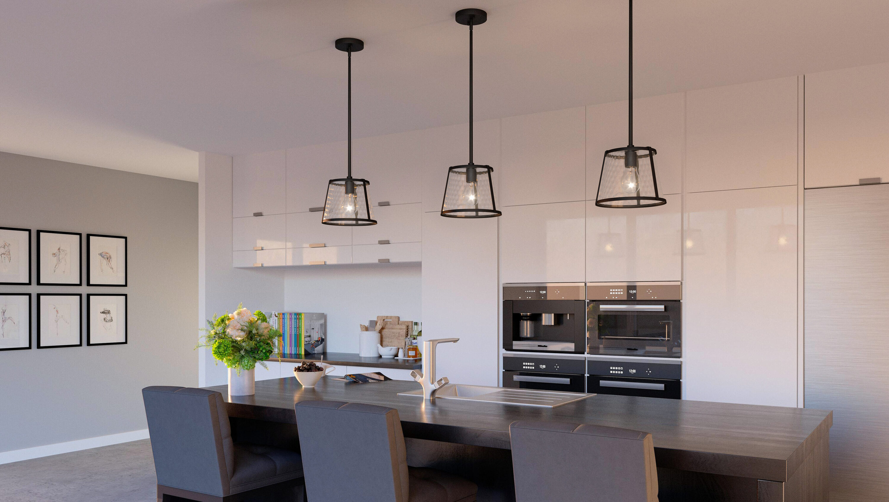 Quoizel QPP5612MBK Pendant-Lights - View #4