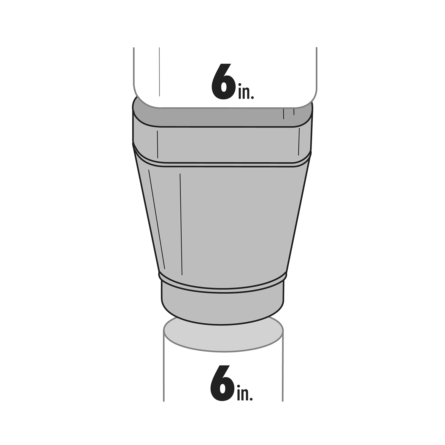 IMPERIAL GVL0243-A Duct-Boots - View #6