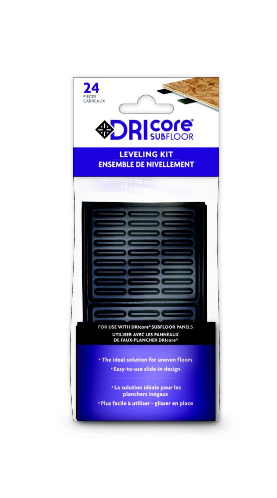 Dri Core Leveling Kit The Ideal Solution for Uneven Floors 24 Pieces #D0046 