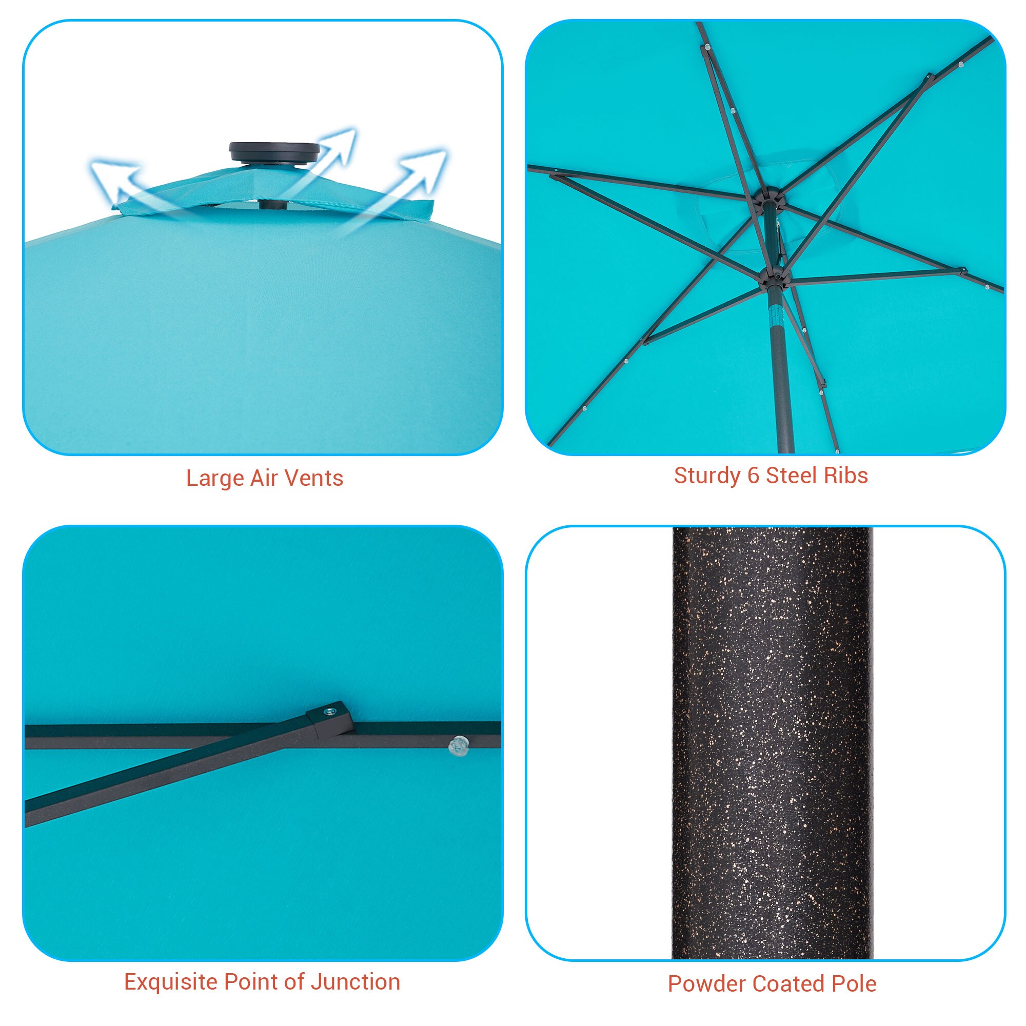 ACEGOSES LW-RLED16LB Umbrellas-2 - View #3