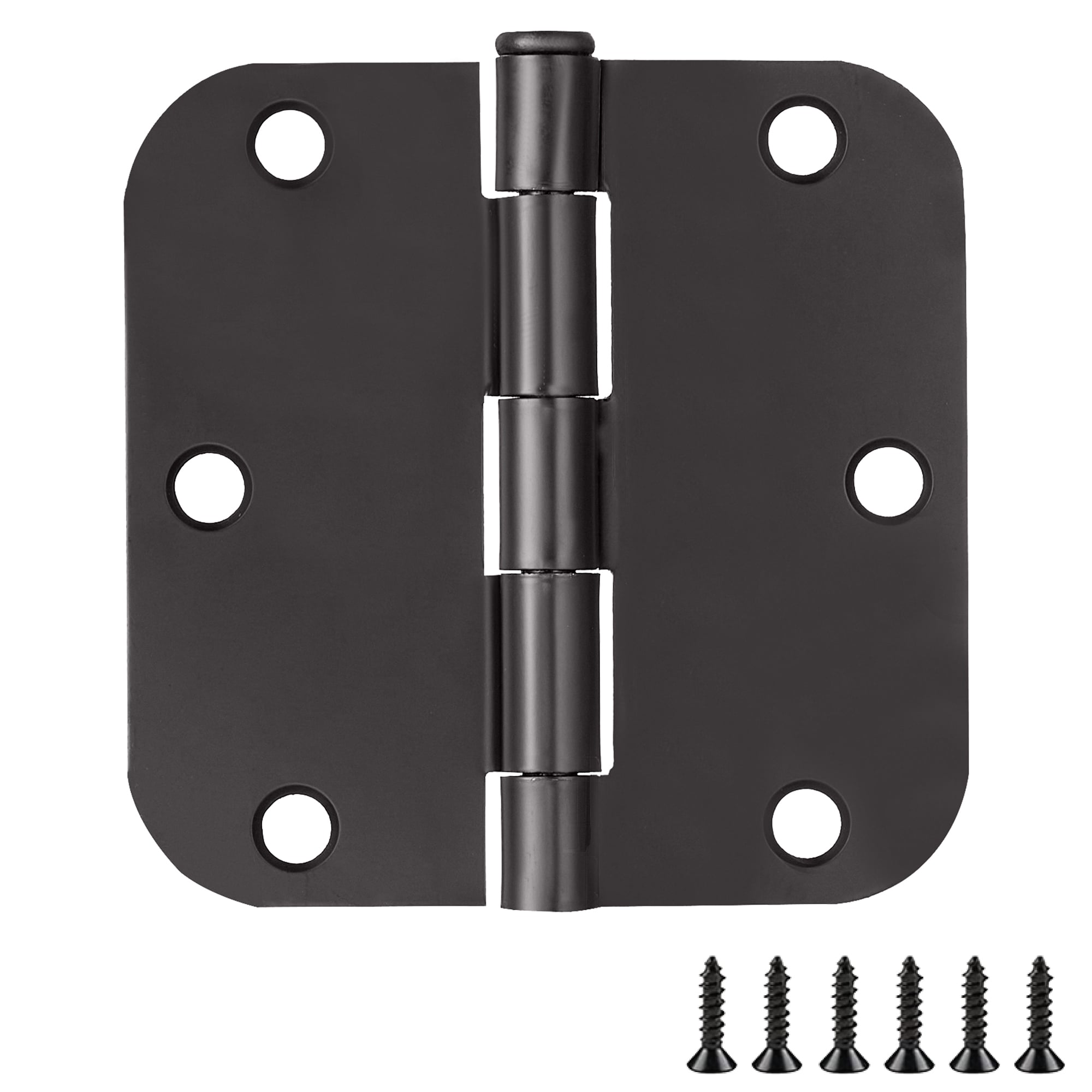 Design House 191148 3-1/2-in H x 5/8-in Radius Matte Black Butterfly Interior/Exterior Door Hinge 9 -Pack