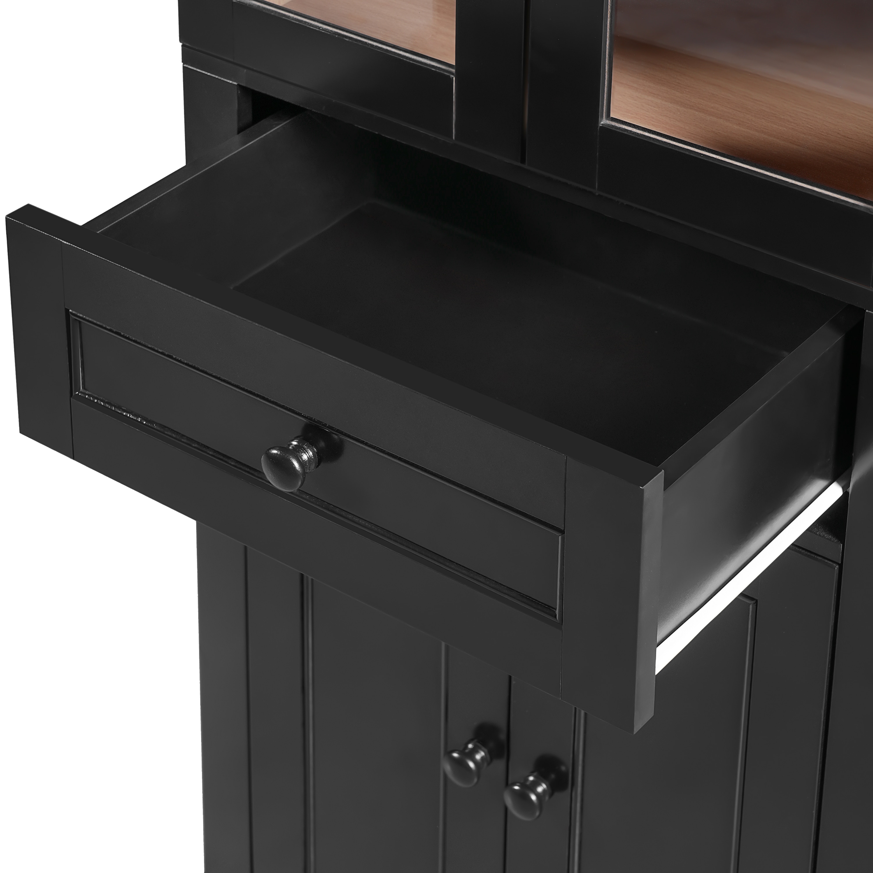 Hrinhom BA49-BLACK Linen-Cabinets - View #7