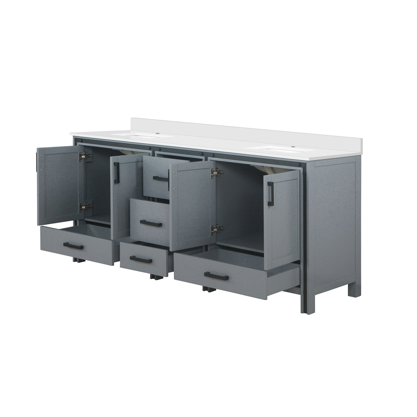 Lexora LVZV80DB200 Bath-Vanity-Combo - View #6