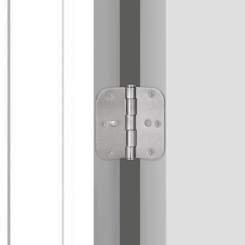 Porte-étiquette acier chromé mat Gallo 29 x 79 mm