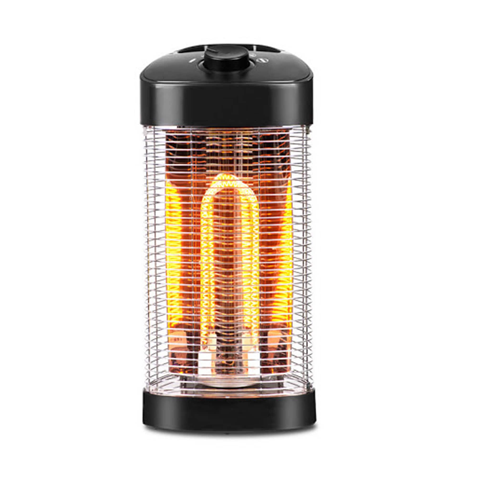 EnerG+ HEA-1200MBLK 4080 -BTU 110 -Volt Black Stainless steel Electric Patio Heater