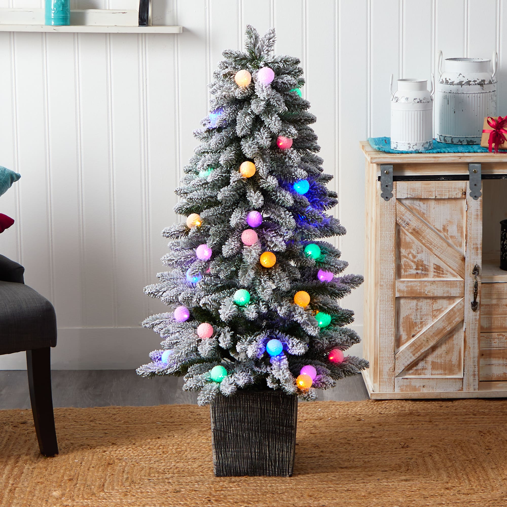 Nearly Natural T3035 Artificial-Christmas-Trees - View #5