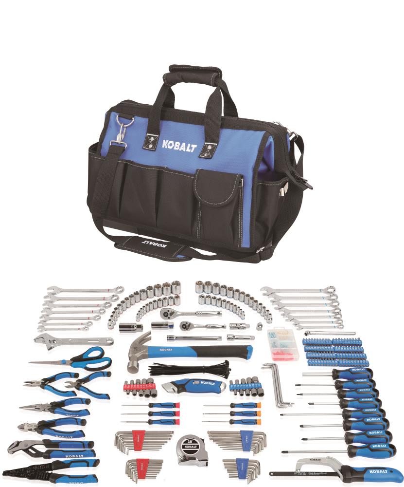 BLACK+DECKER 59-Piece Household Tool Set with Soft Case in the Household Tool  Sets department at