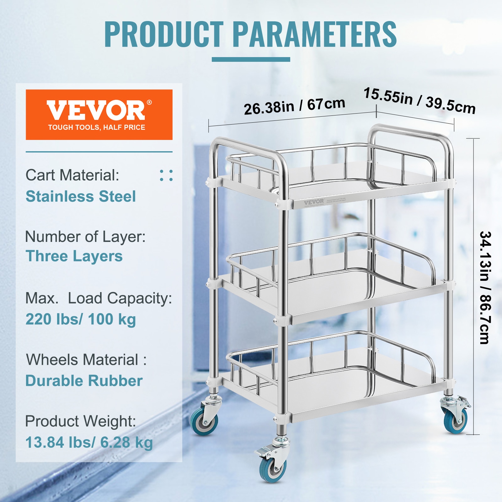 VEVOR SYSST42014303UK85V0 Utility-Carts - View #9