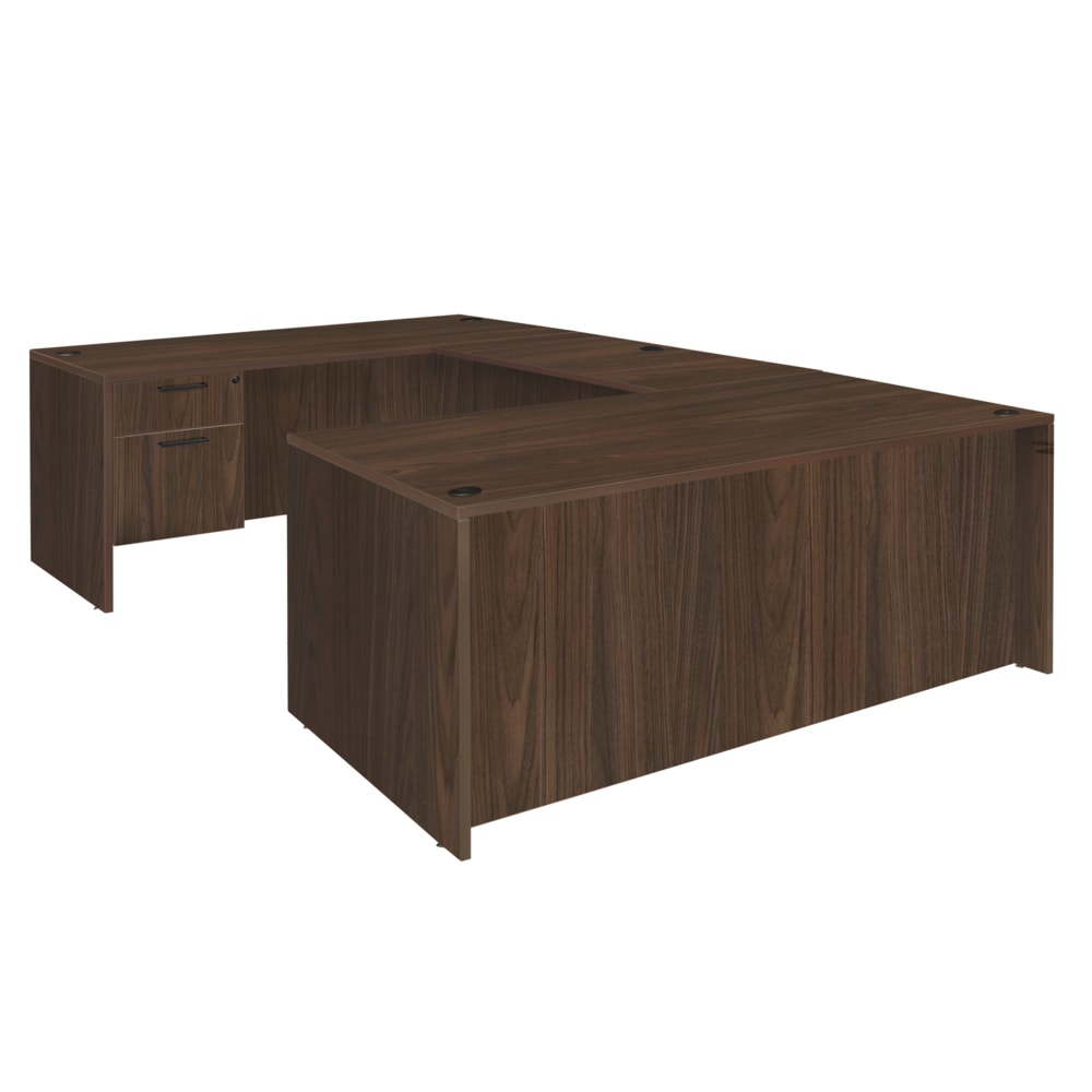 Regency Legacy 41-in Brown Modern/Contemporary U-shaped desk