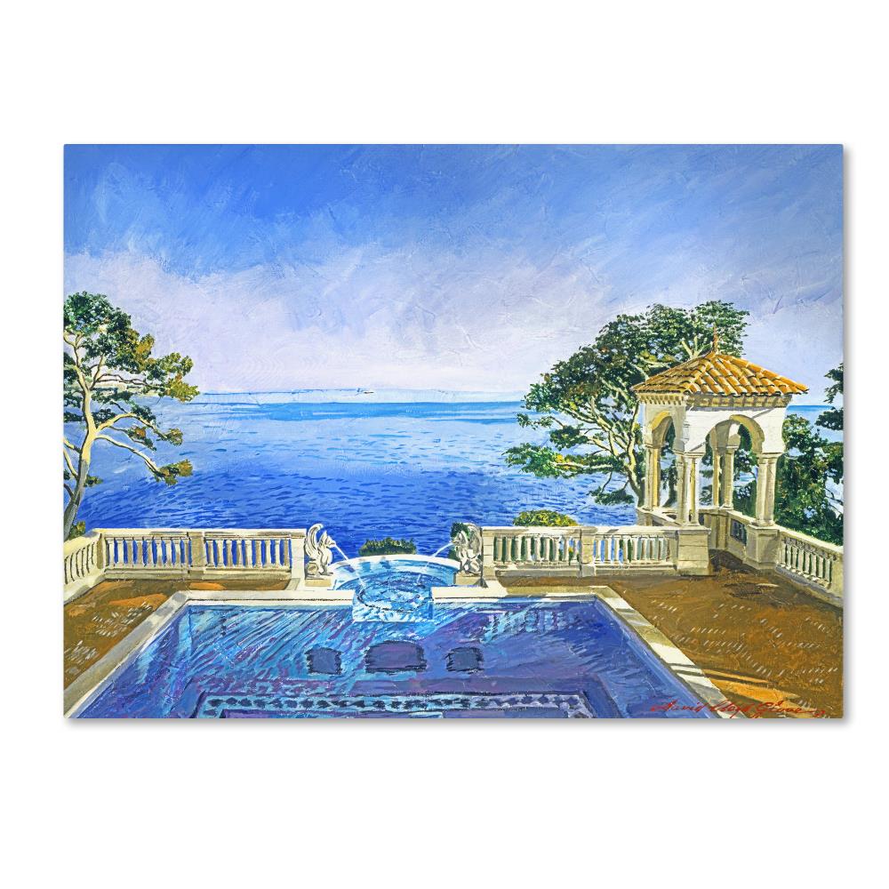 Trademark Fine Art DLG0327-C2432GG Framed 24-in H x 32-in W Landscape Print on Canvas