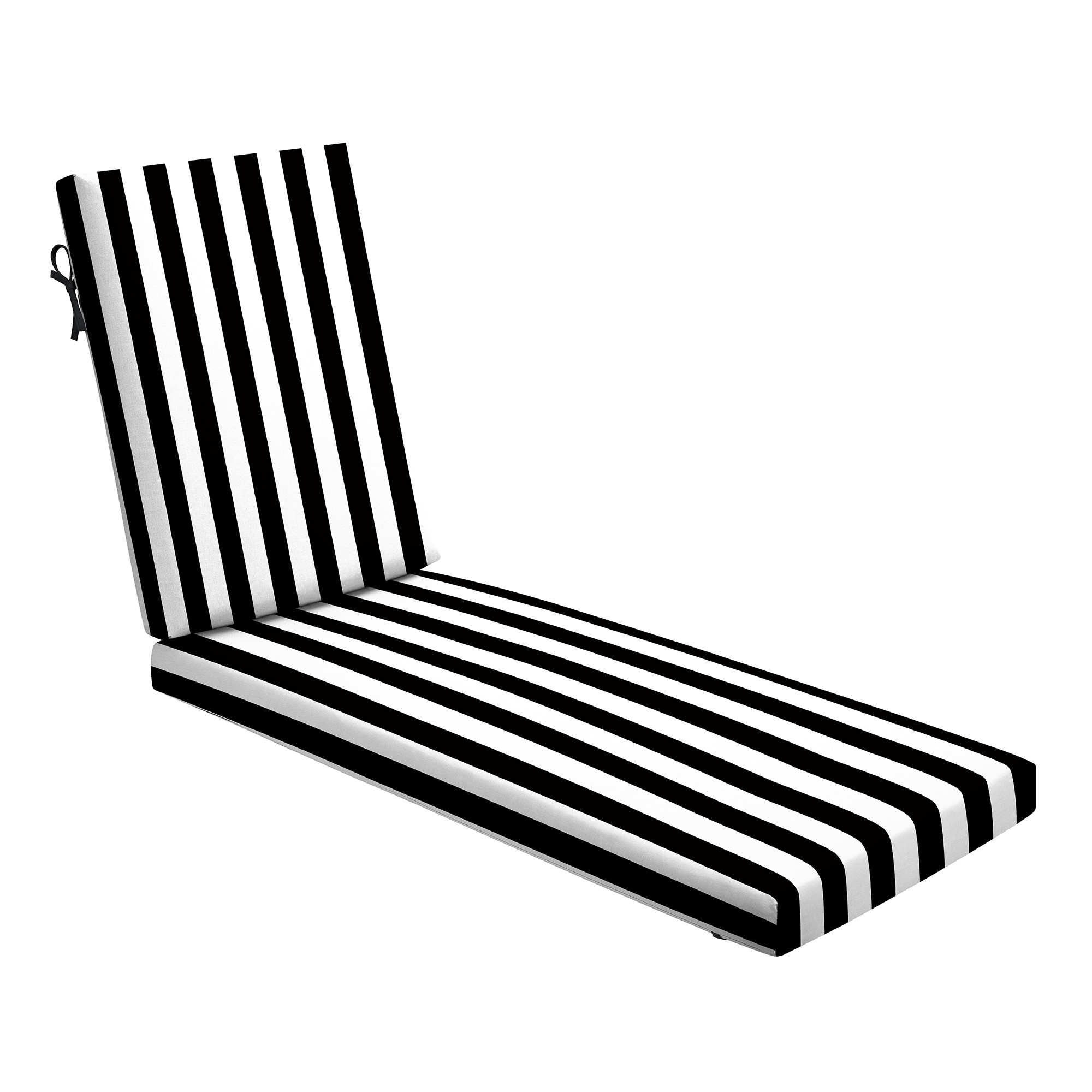 ARDEN ZR0QF80A-DKZ1 46-in x 21-in Patio Chaise Lounge Chair Cushion
