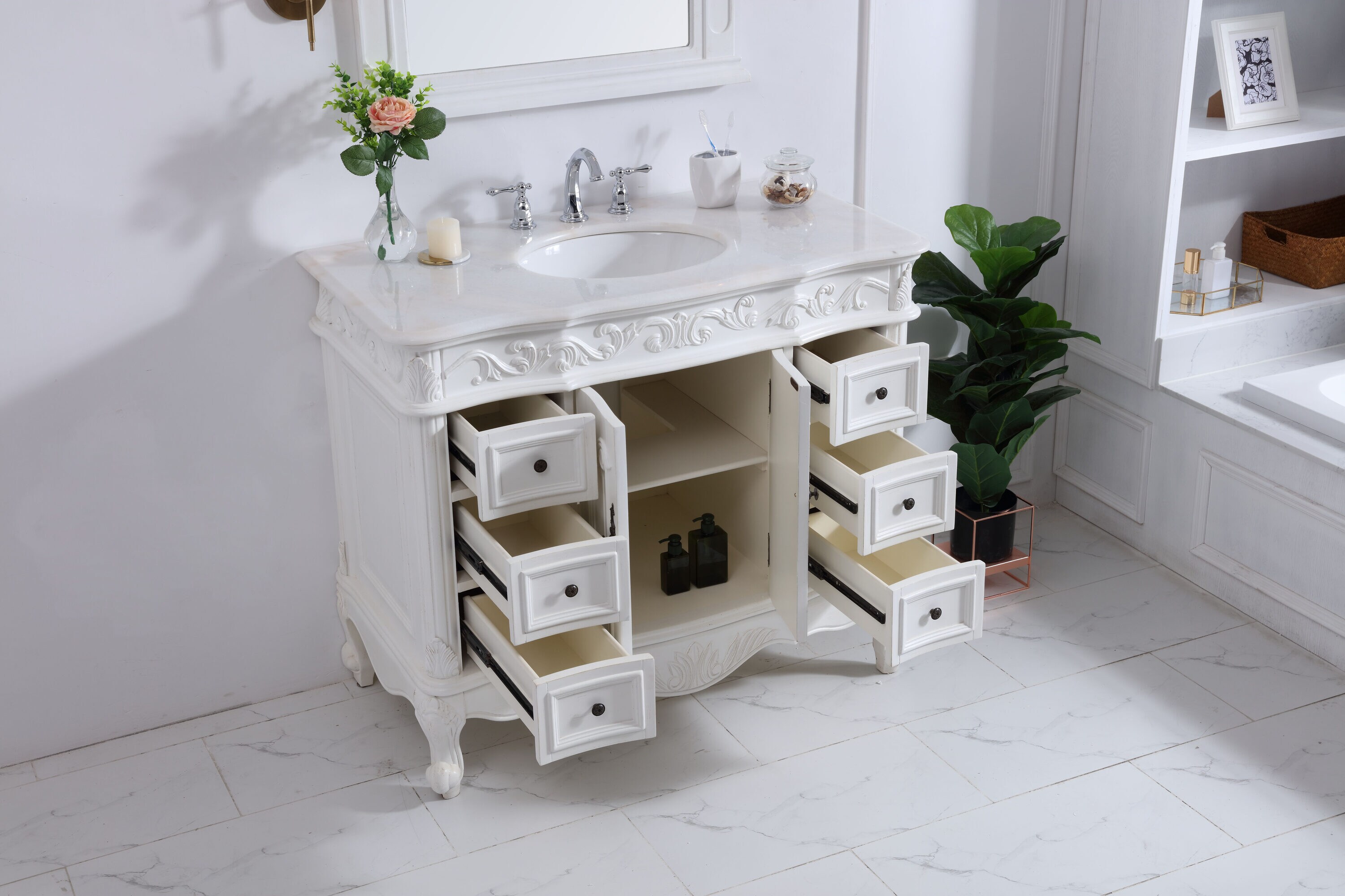 Elegant Decor FI116442AW Bath-Vanity-Combo - View #10