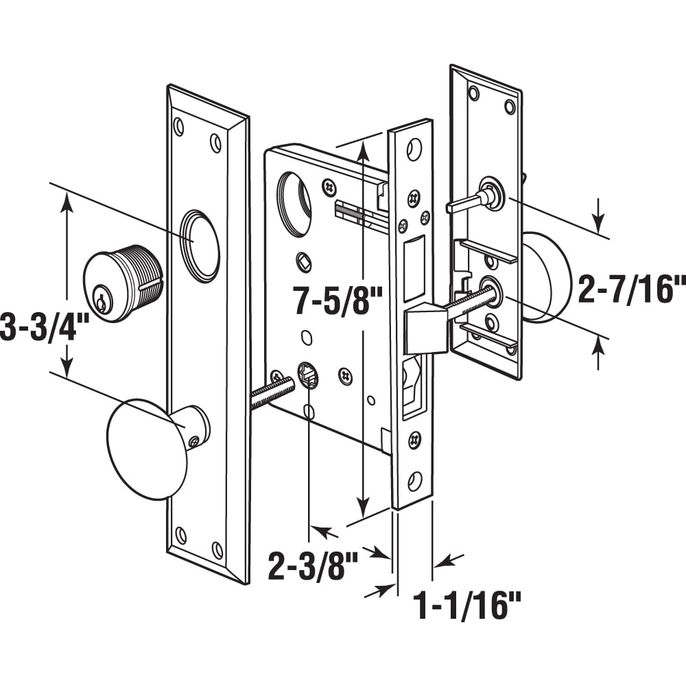 Prime-Line SE 26000 Door-Deadbolts - View #2