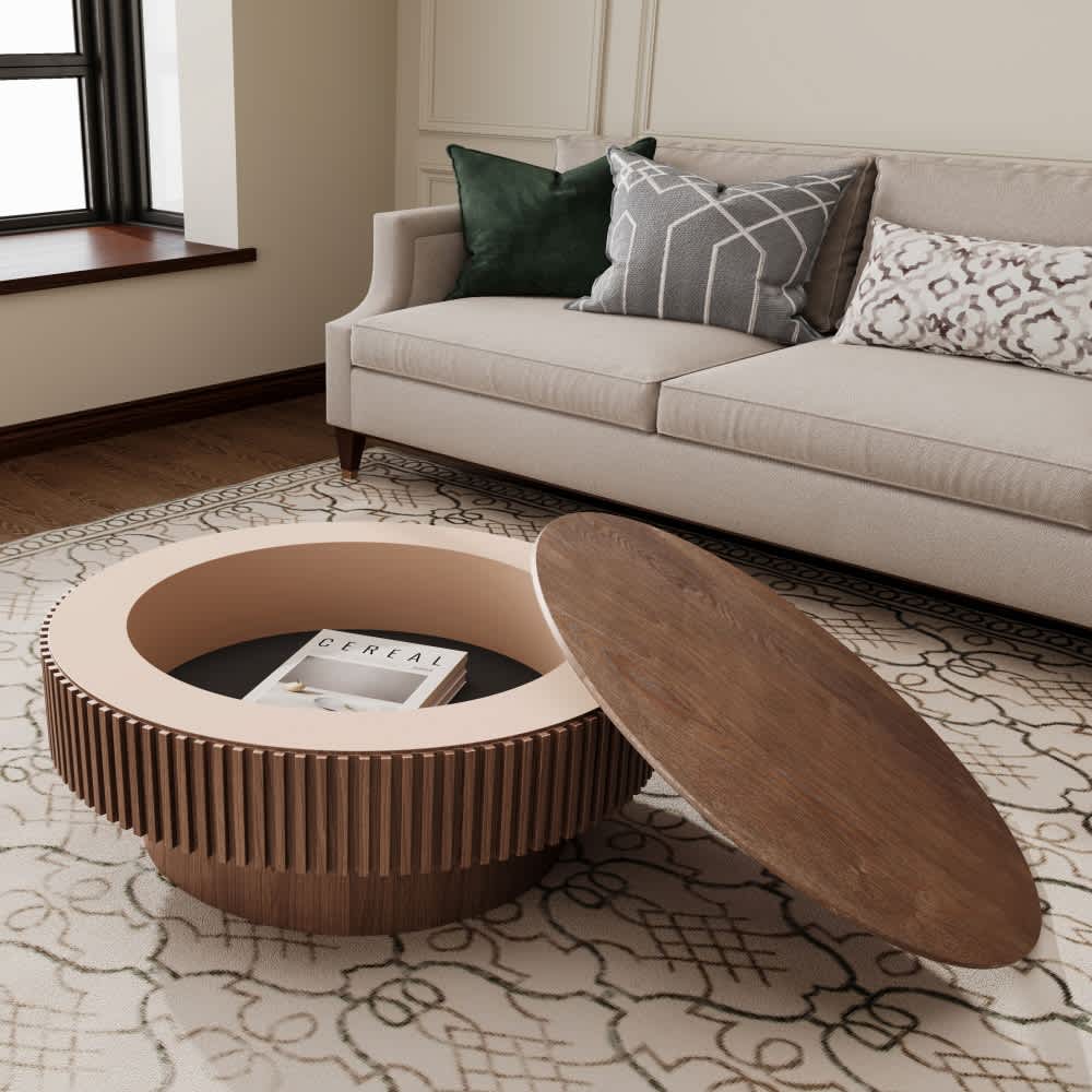 Coolbibila BEASL-COFFEE-WALNUT Coffee-Tables - View #4