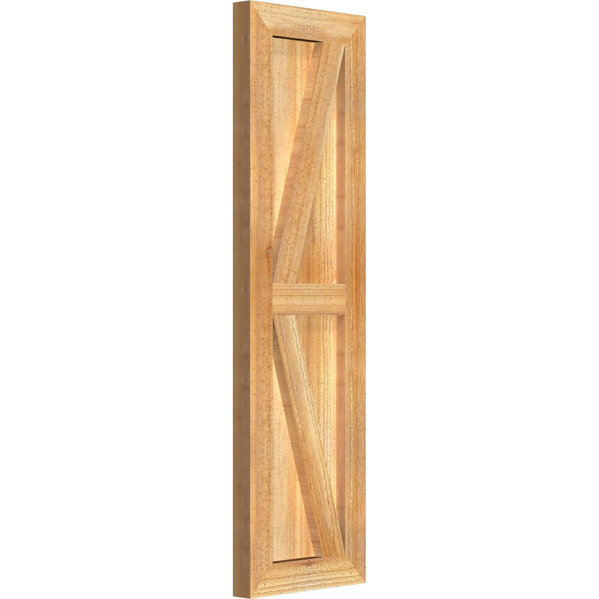 Ekena Millwork RBF06Z11X037RWR Exterior-Shutters - View #2