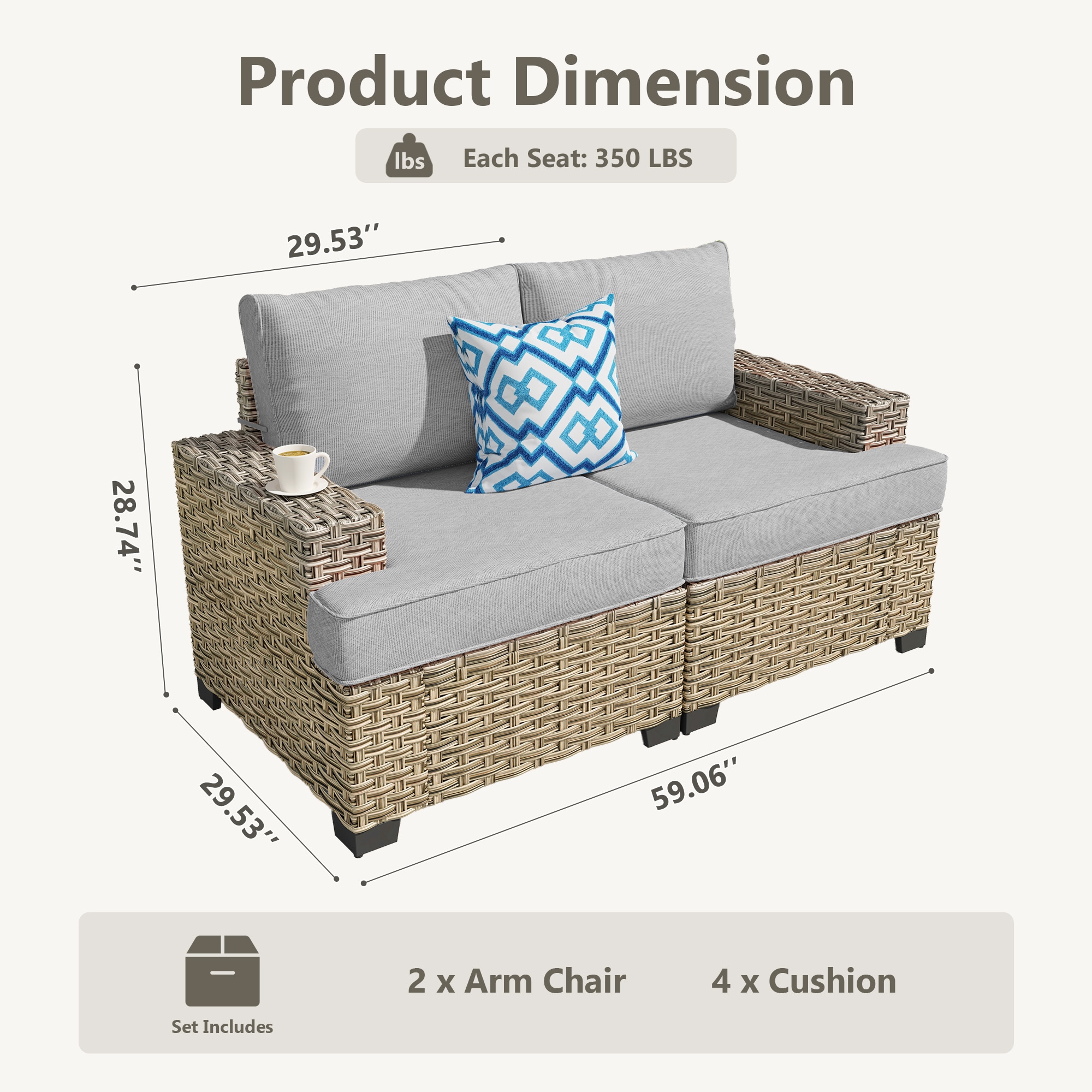XIZZI XITBS4011 Patio-Chairs - View #5