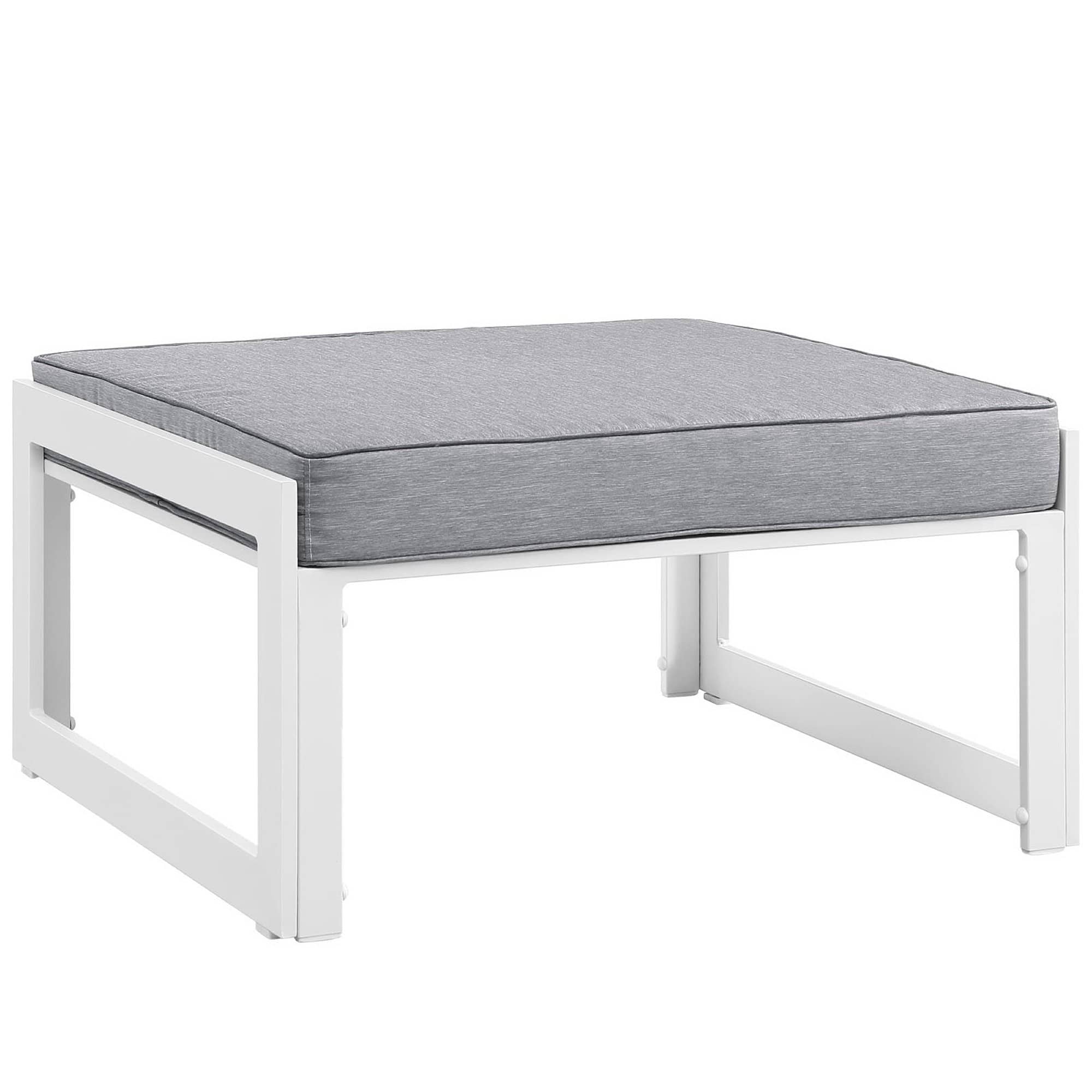 Modway EEI-1731-WHI-GRY-SET Patio-Conversation-Sets - View #8