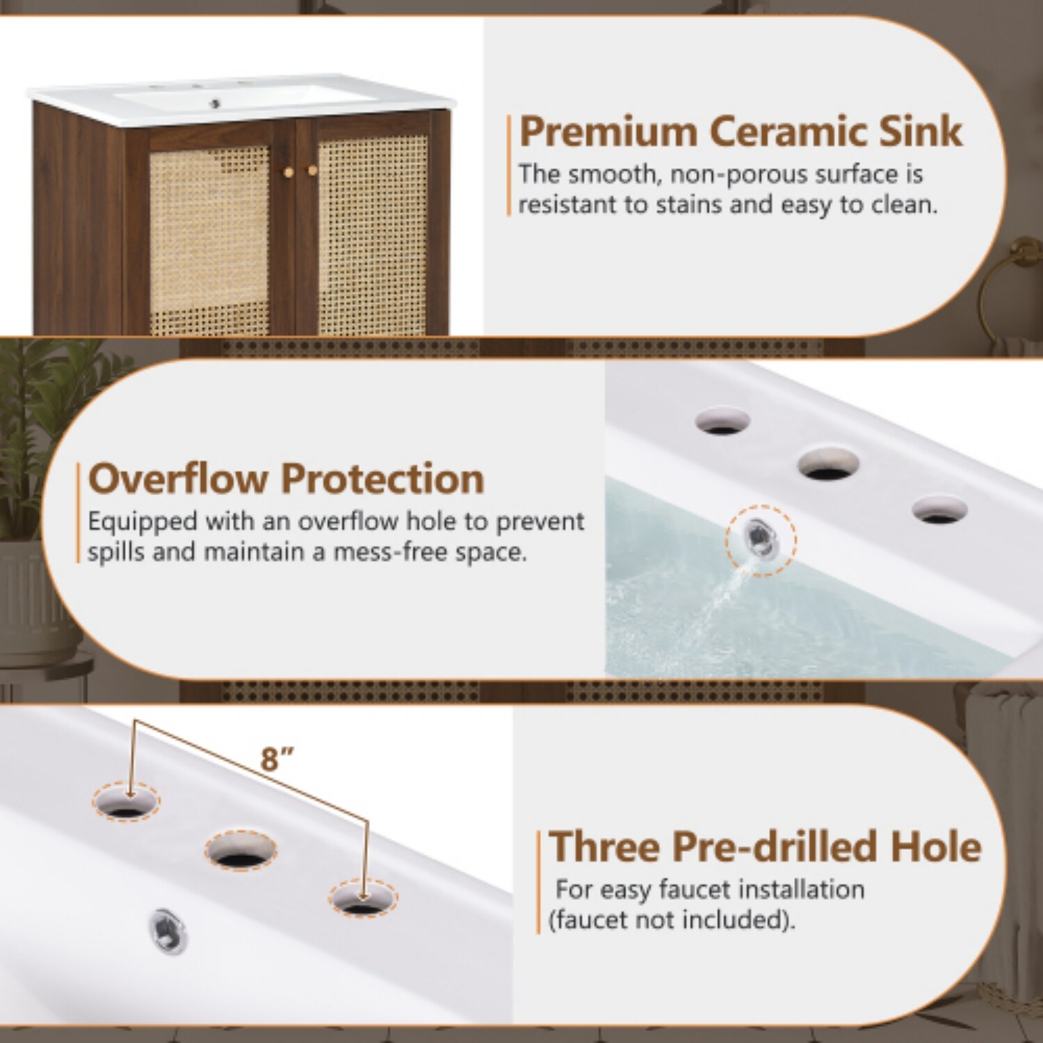 Dimakai DK-VT-25517W Bath-Vanity-Combo - View #6