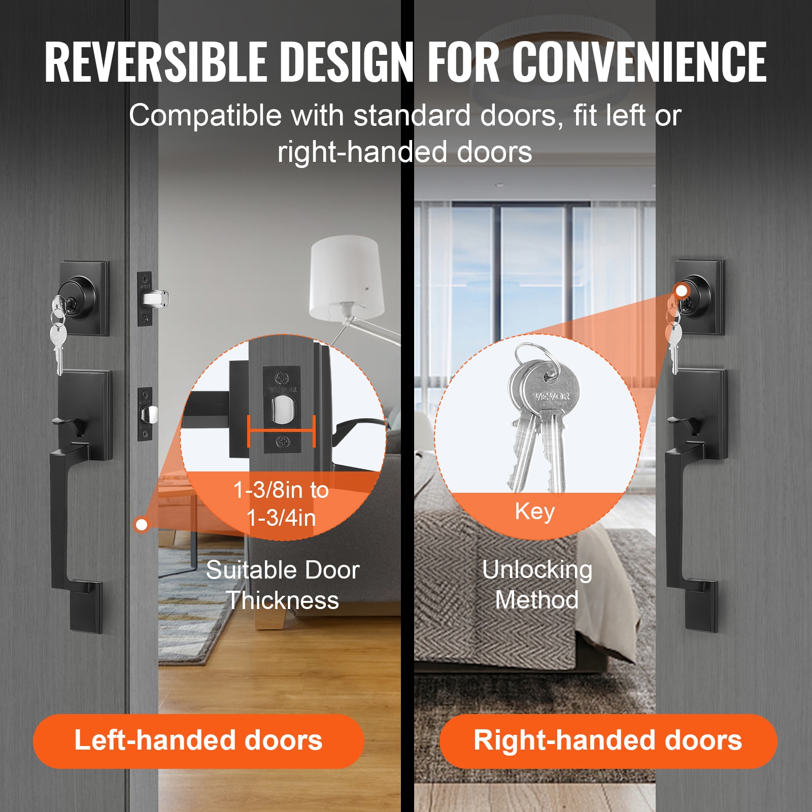 VEVOR GGSBYGHDSFXLCDLVBV0 Door-Handles - View #9