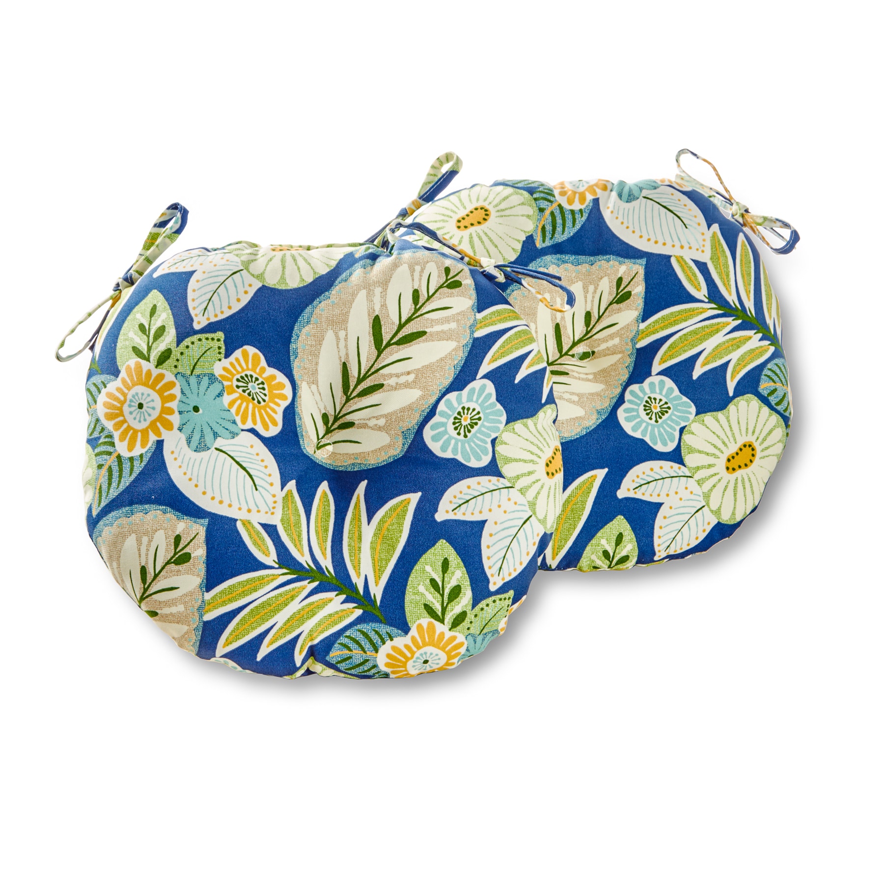 Greendale Home Fashions OC5816S2-MARLOW 15-in x 15-in 2 -Piece Marlow Patio chair cushion