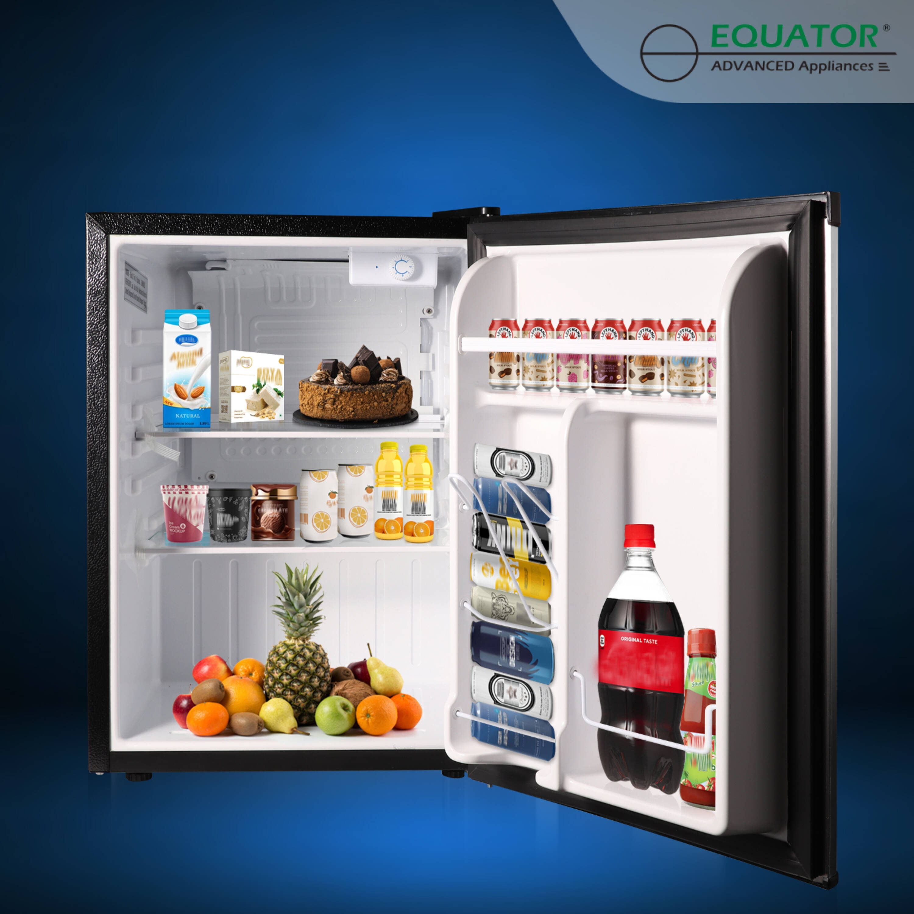 Compact Stainless Steel 2.6 cu.ft. RV Refrigerator