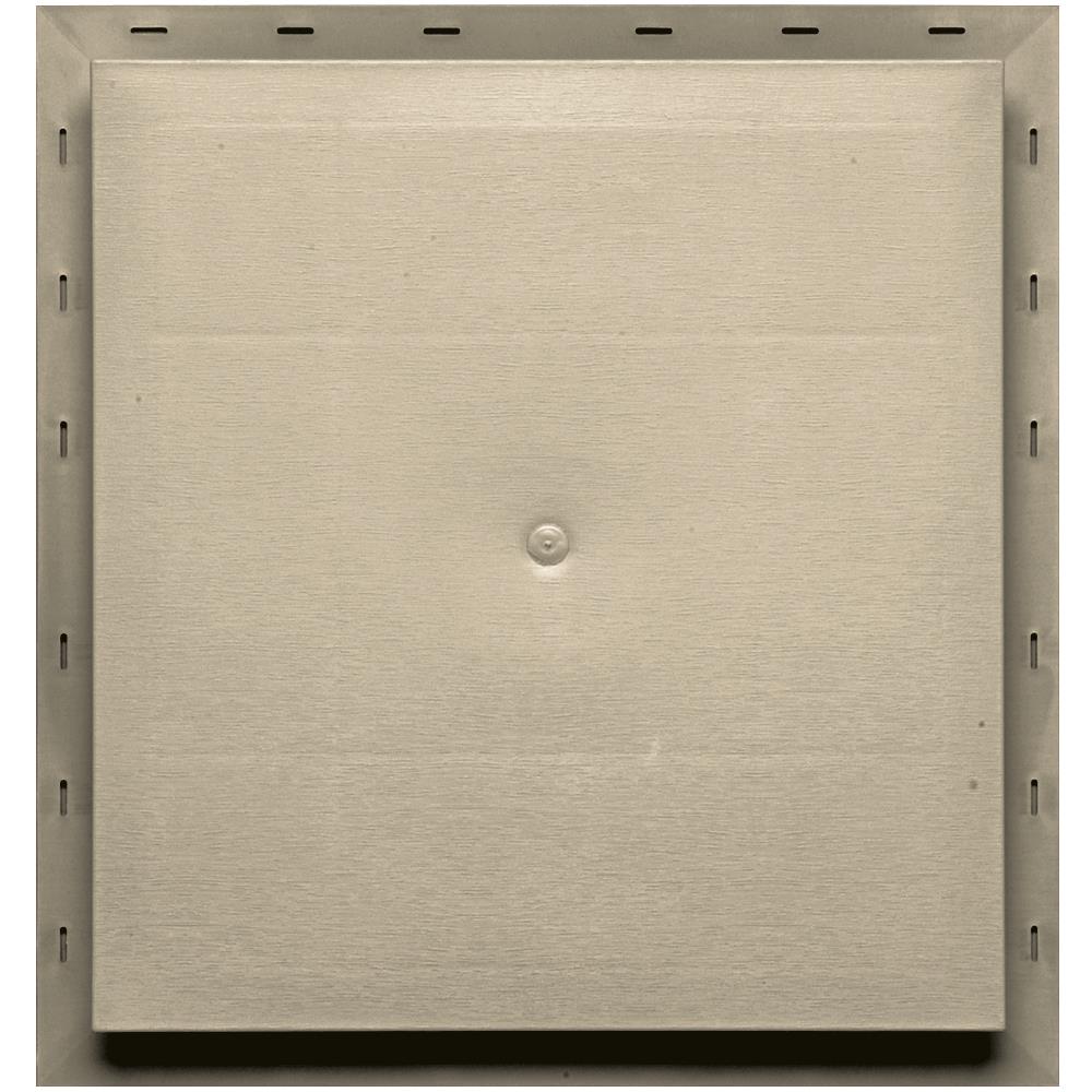 Builders Edge 130010005011 15.5-in x 16.5-in Sandalwood Vinyl Universal Mounting Block