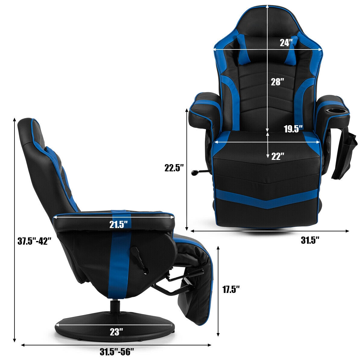 WELLFOR HWY-HW63196NY Office-Chairs - View #2
