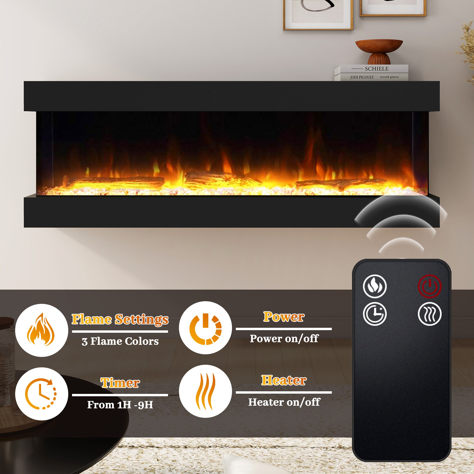 Clihome CL-0433STS72 Electric-Fireplaces - View #14