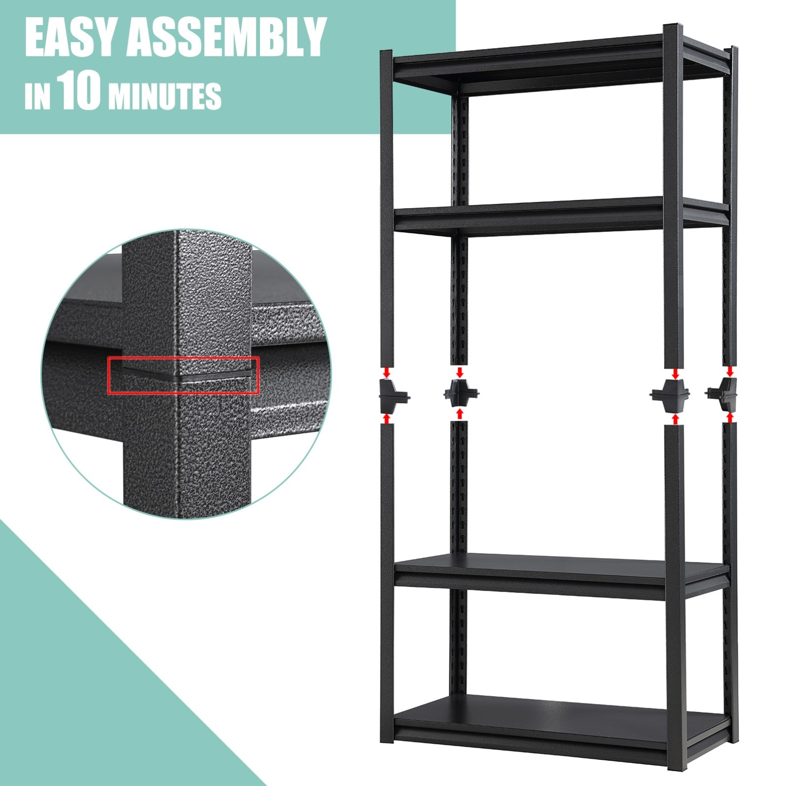 Siavonce XH44632 Free-Standing-Shelving - View #6
