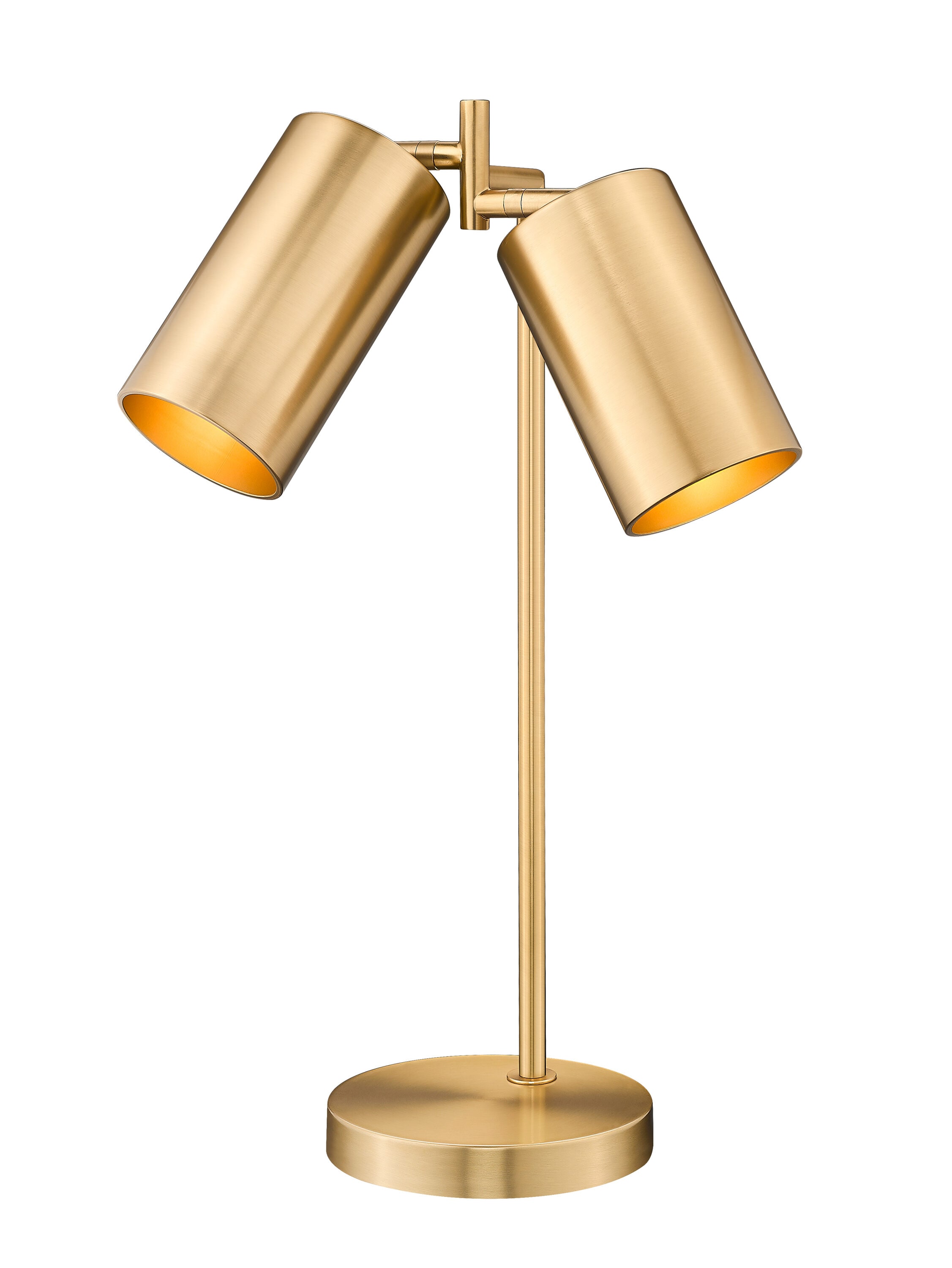 Z-Lite - Lumina 23-in Modern Gold On/Off switch Table Lamp with Metal Shade