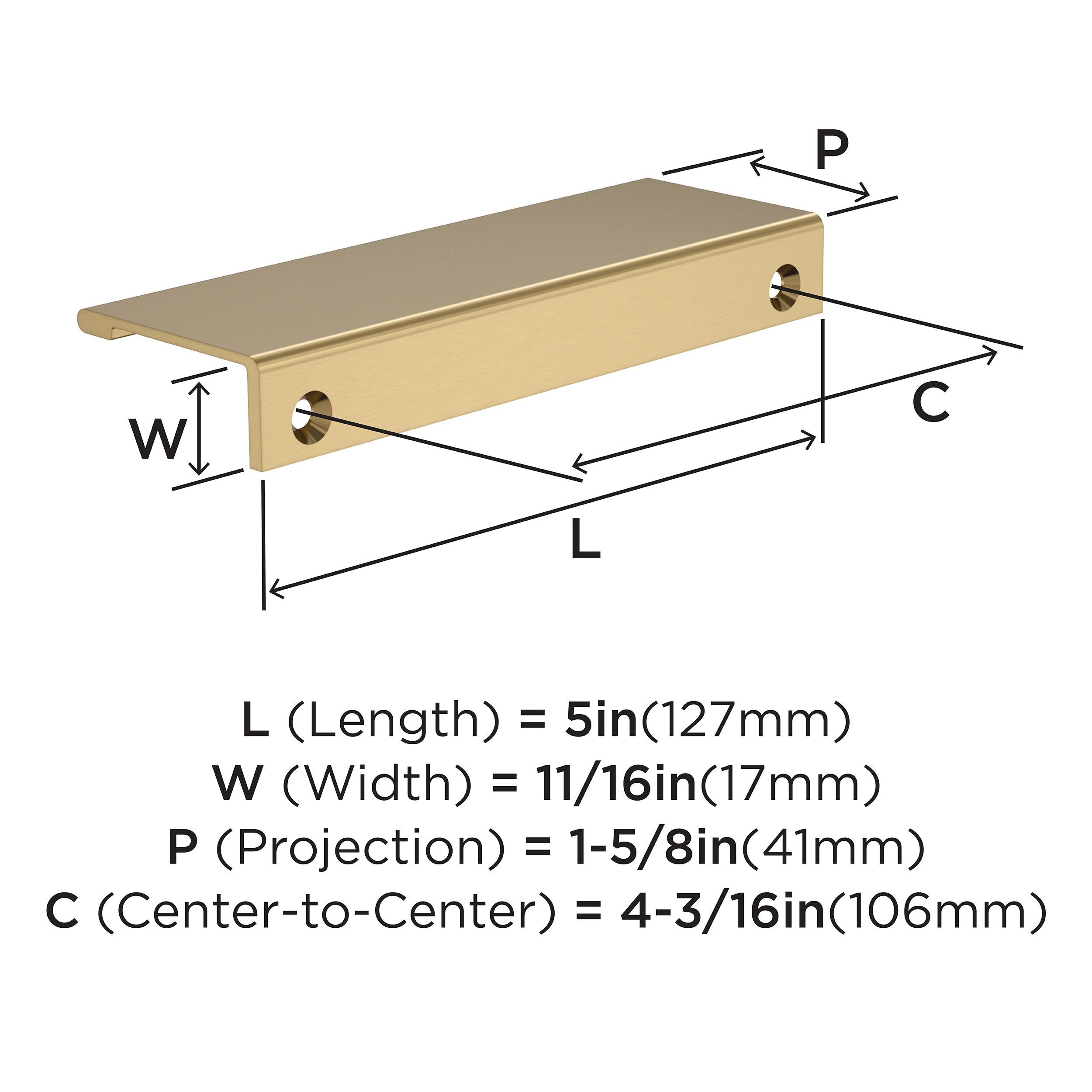 Amerock 10VMP37193CZ Cabinet-Pulls - View #4