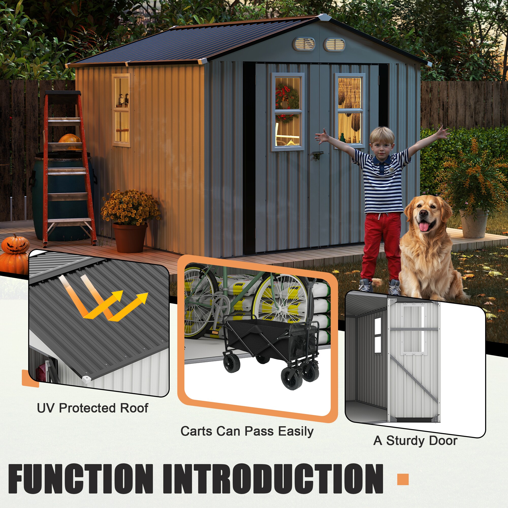 Huluwat P1-1598S00037 Metal-Storage-Buildings-Sheds - View #12