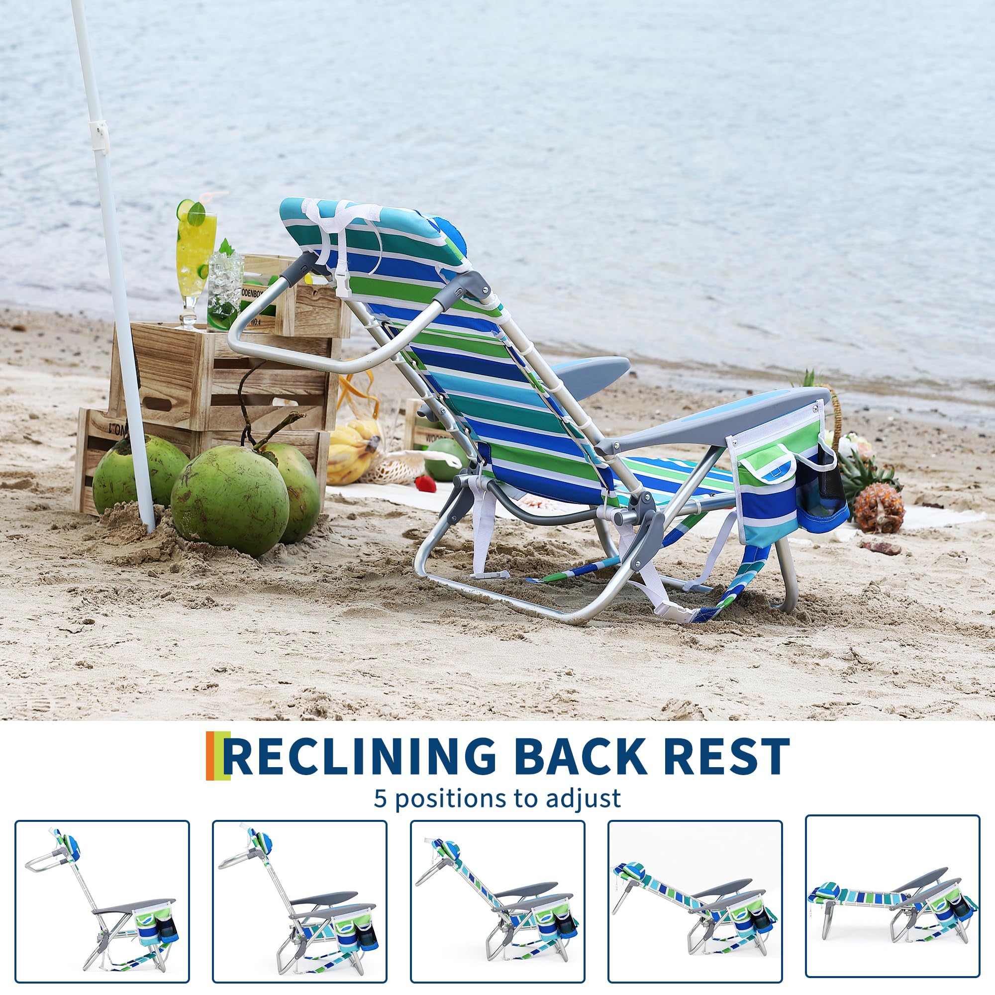 Encore Beets NOVA-AF3J6T2R4F Beach-Camping-Chairs - View #2