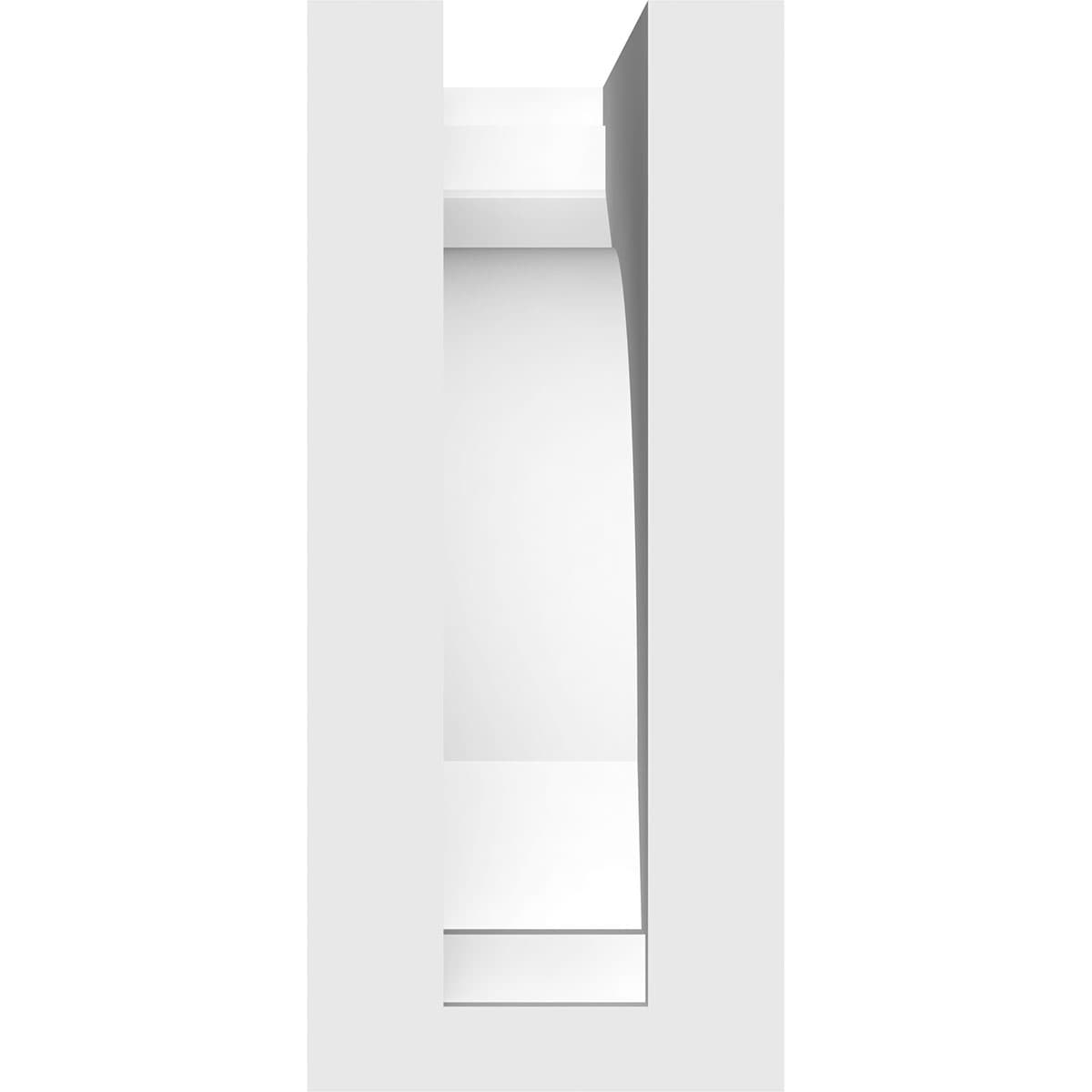 Ekena Millwork BKTP04X08X08WAR Exterior-Brackets-Braces - View #4