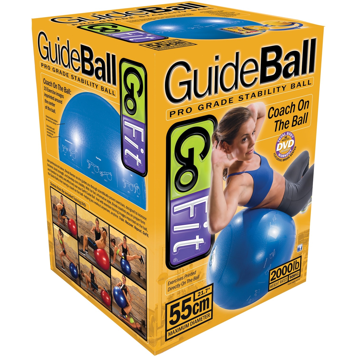 Gym Ball w/ Pump- 55cm