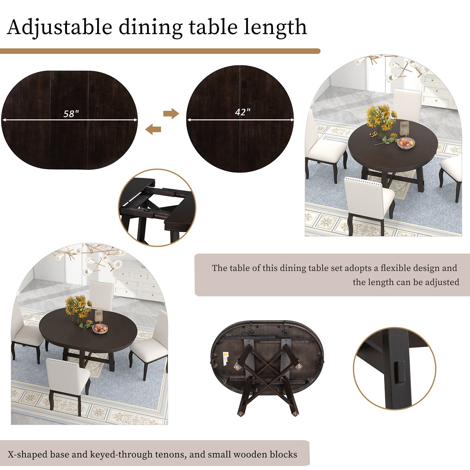 SINOFURN SYA010298GN Dining-Tables - View #10