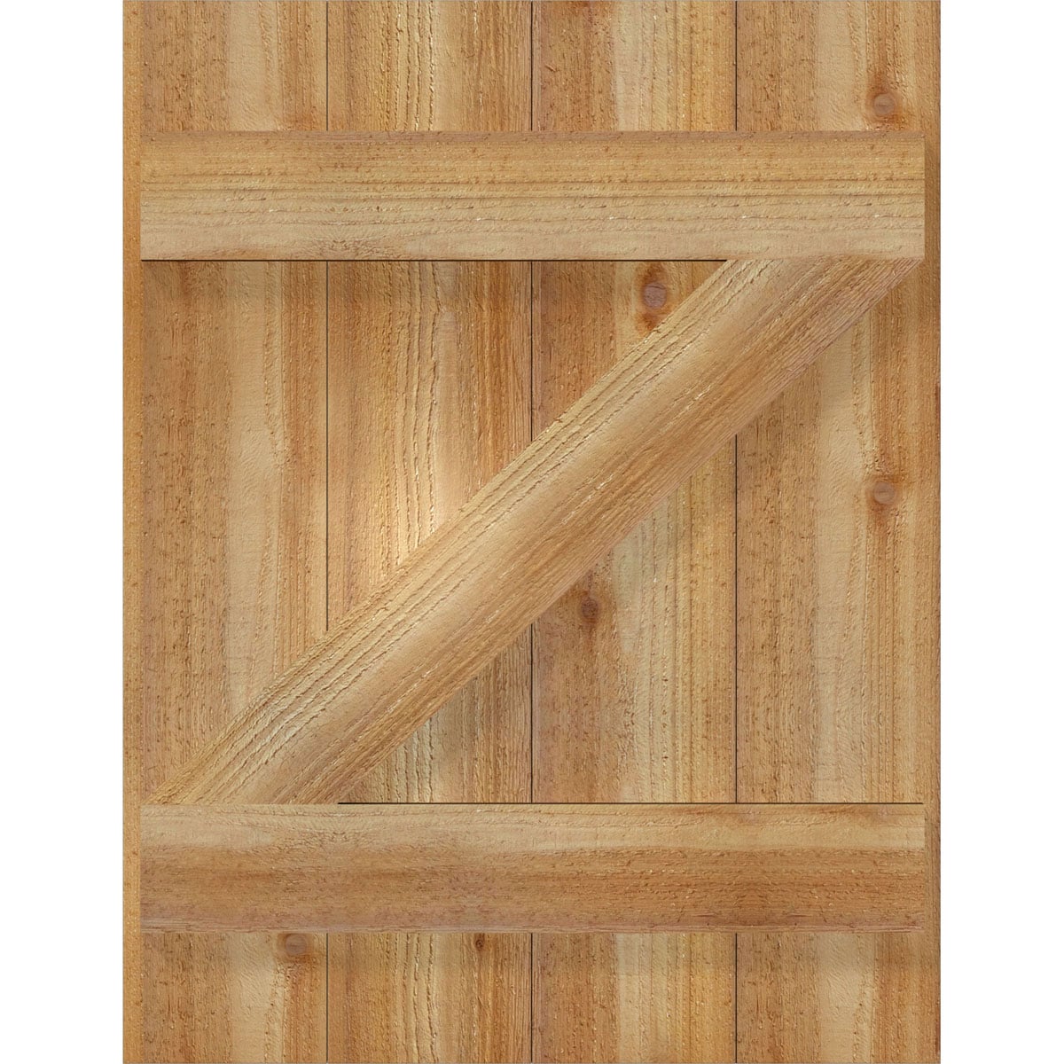 Ekena Millwork RBJ06Z21X028RWR Exterior-Shutters - View #5