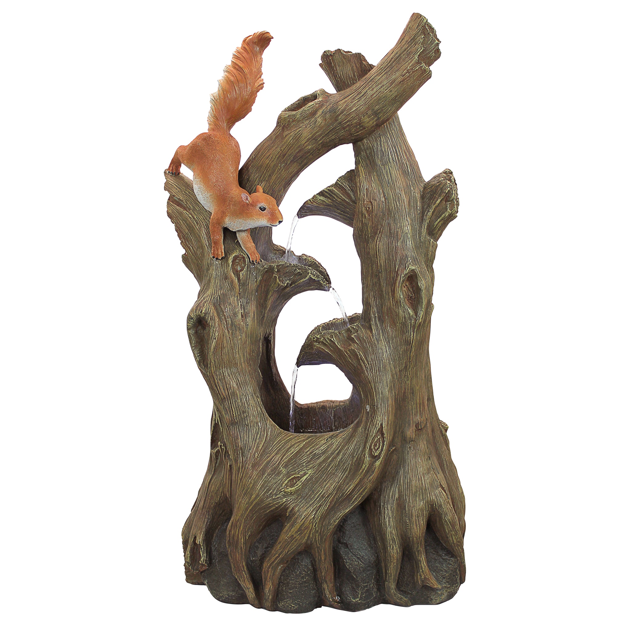 Design Toscano SS5539 35-in H Resin Outdoor Fountain Statue Pump Included