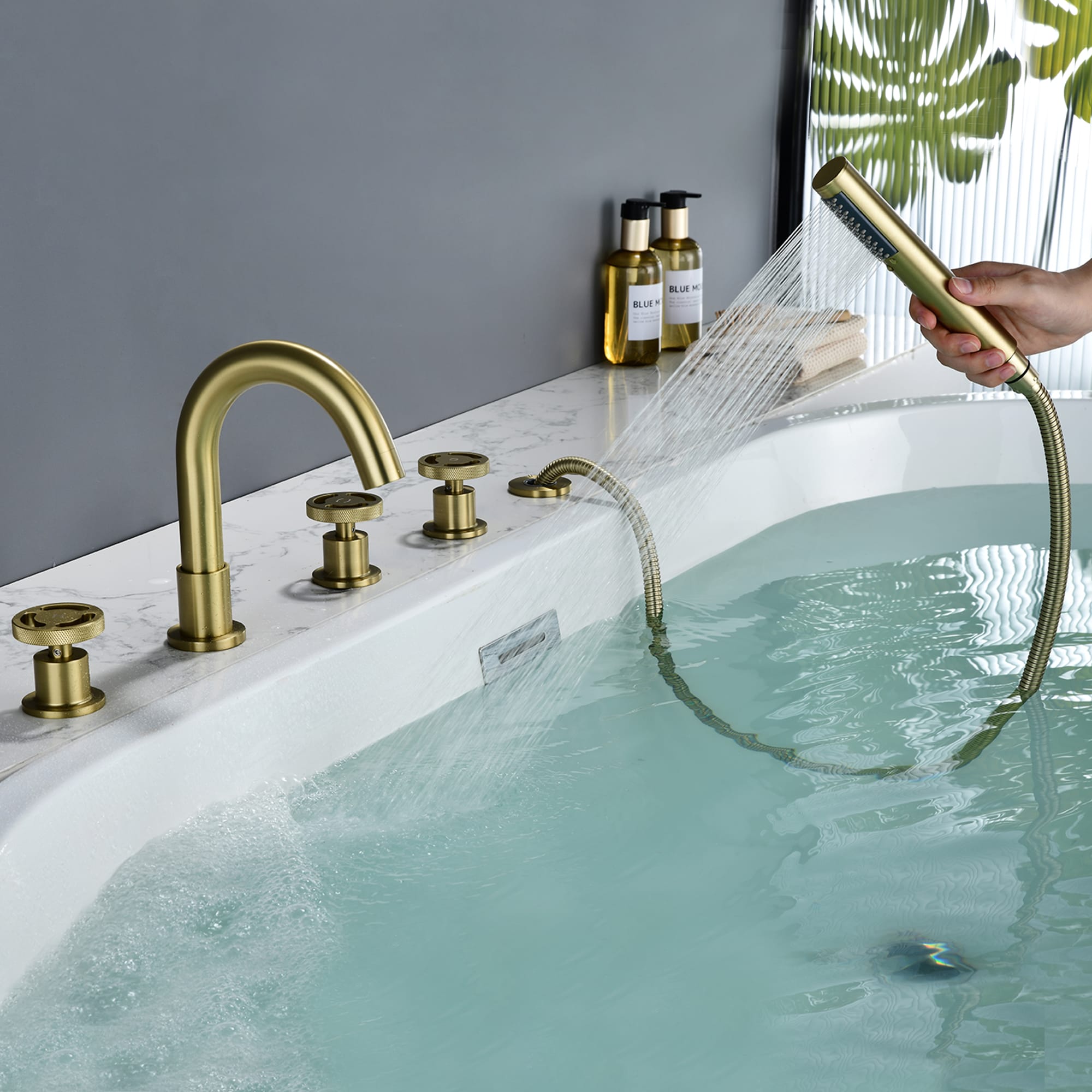 WELLFOR WA8020CH Roman-Tub-Faucets - View #5