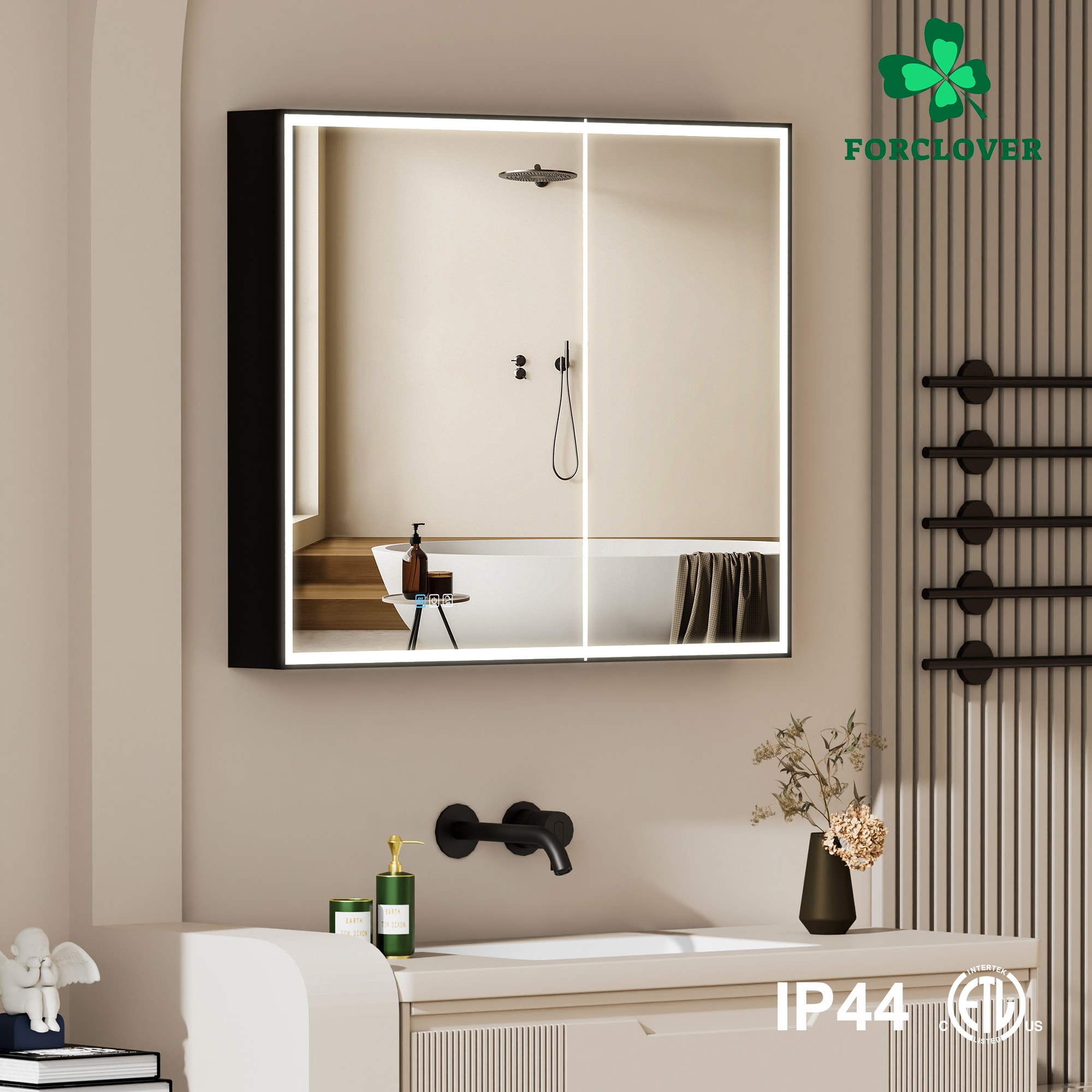 Forclover MF03ZC-BK3630 Bathroom-Medicine-Cabinets - View #14