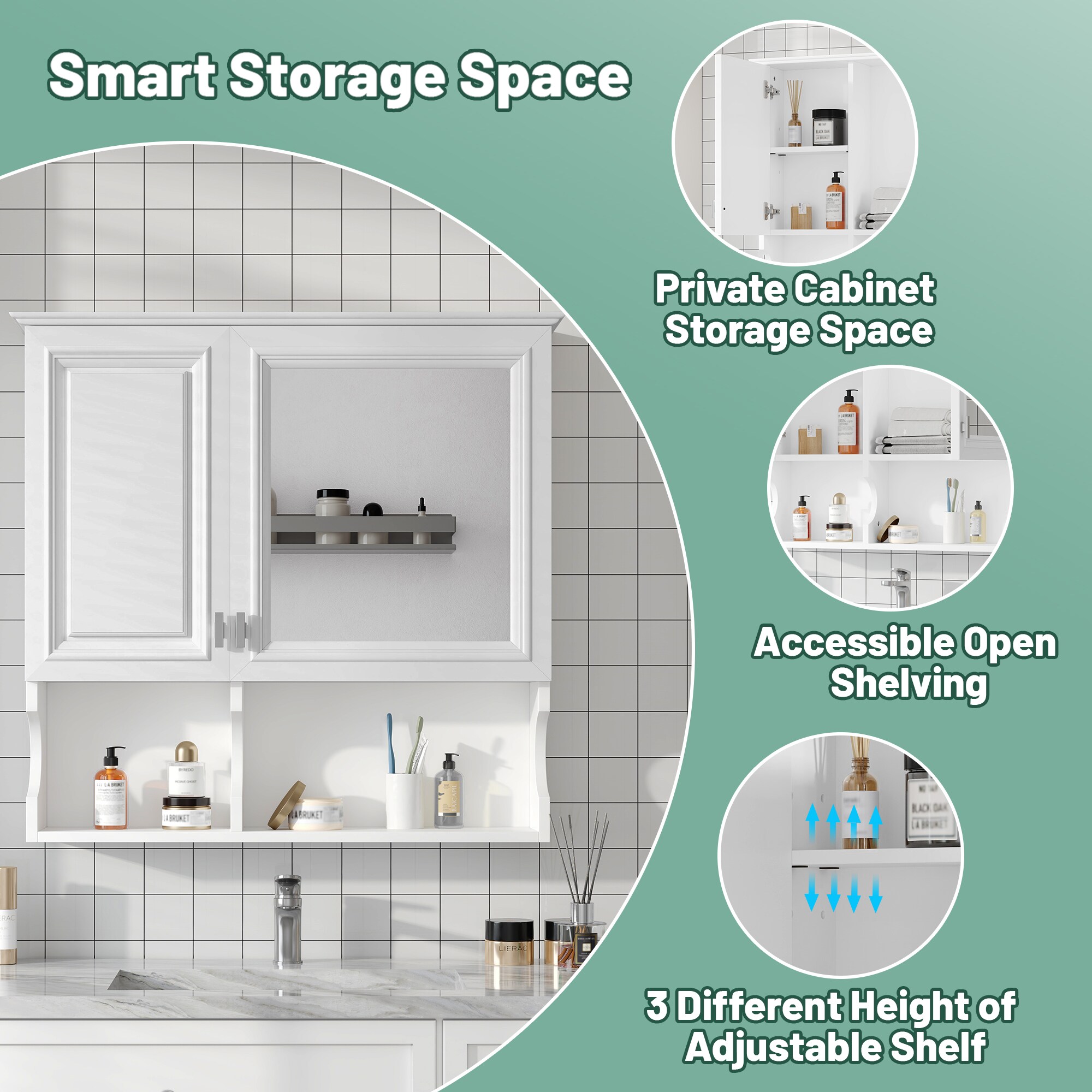 Forclover CLH-W2709P179006 Bathroom-Medicine-Cabinets - View #6